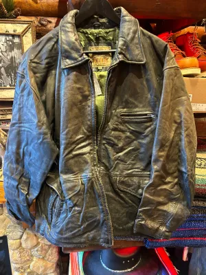 1950s Style Motorcycle Jacket, XL