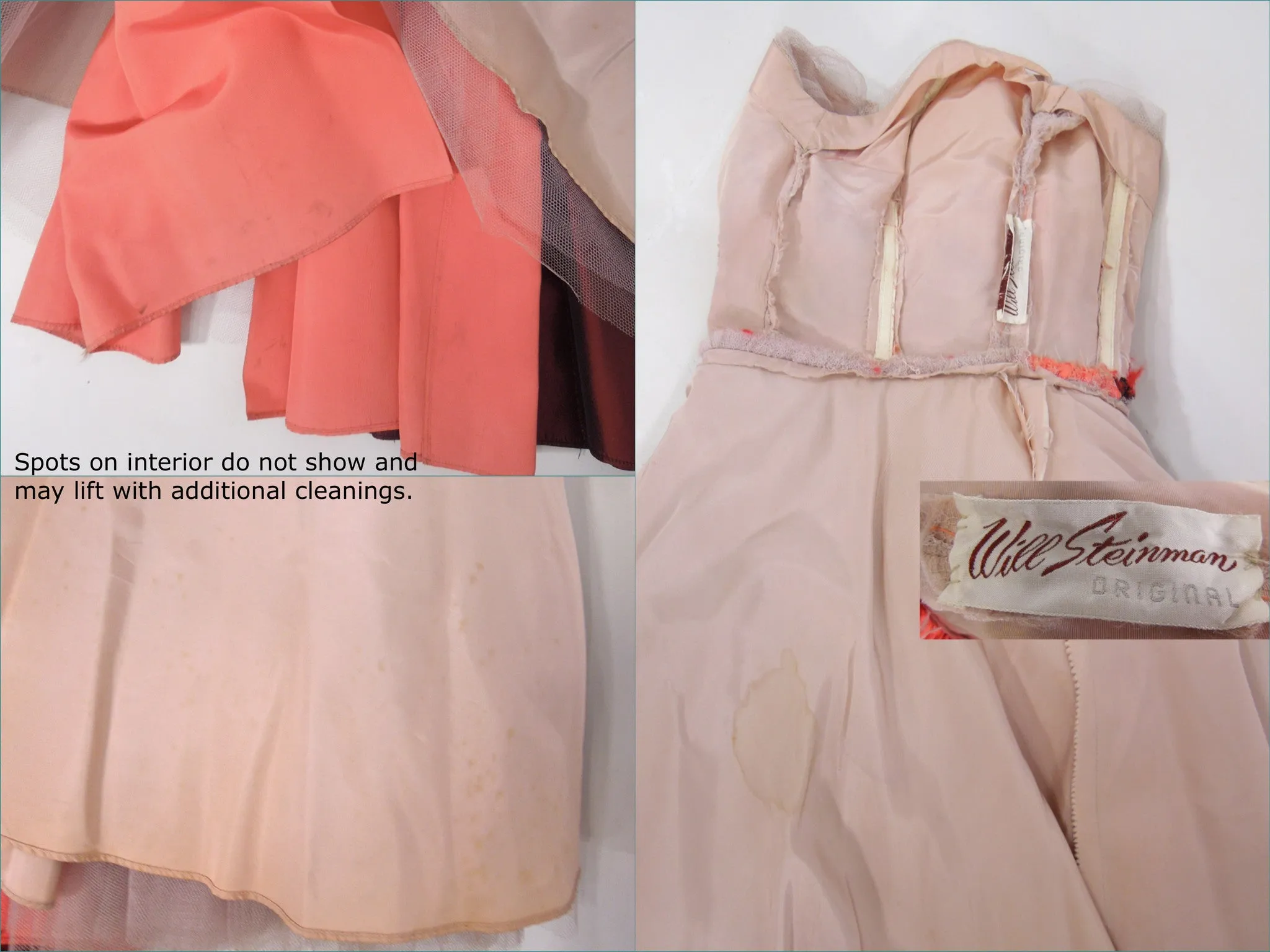 40s/50s Tulle and Taffeta Gown
