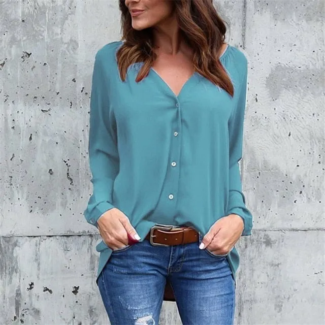 8 Color Maternity Blouses For Pregnant Women's Clothes Summer Full Chiffon Shirts Plus Size 5XL Casual Tops Pregnancy Clothing