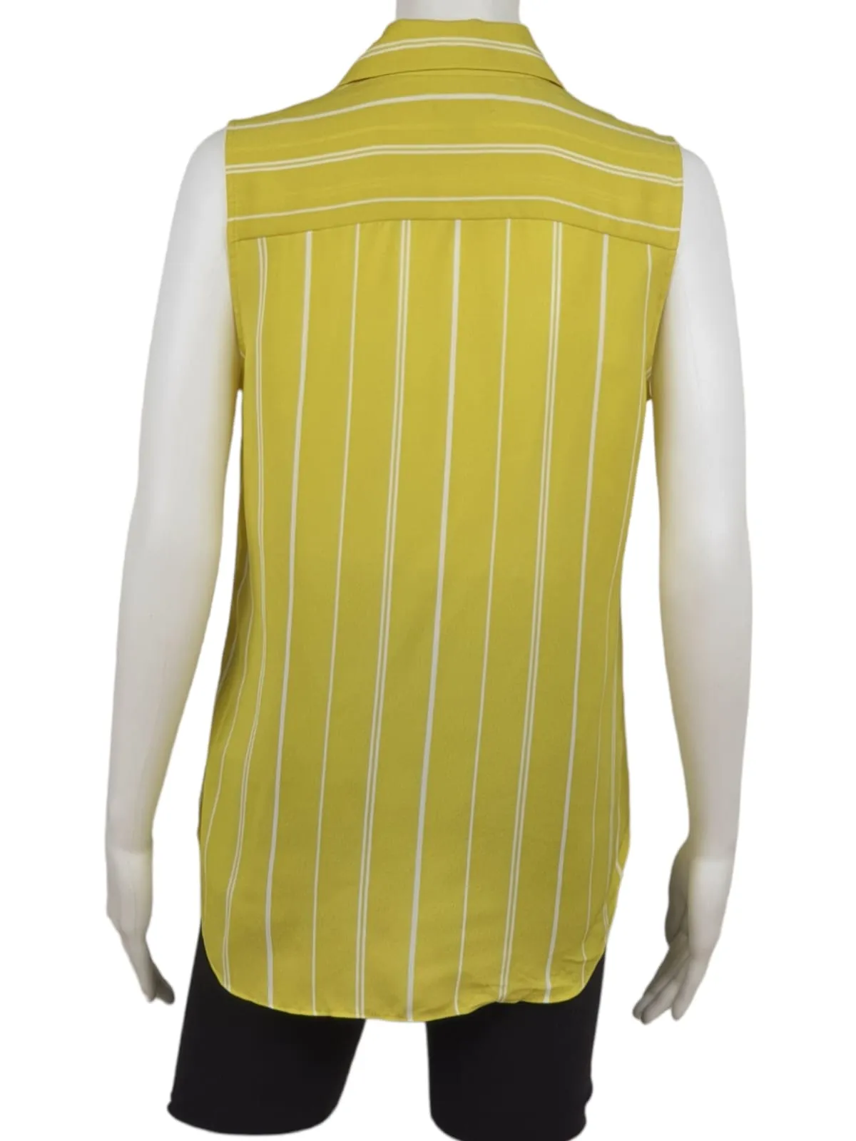 Ann Taylor Striped w/ Collar Blouse (S)