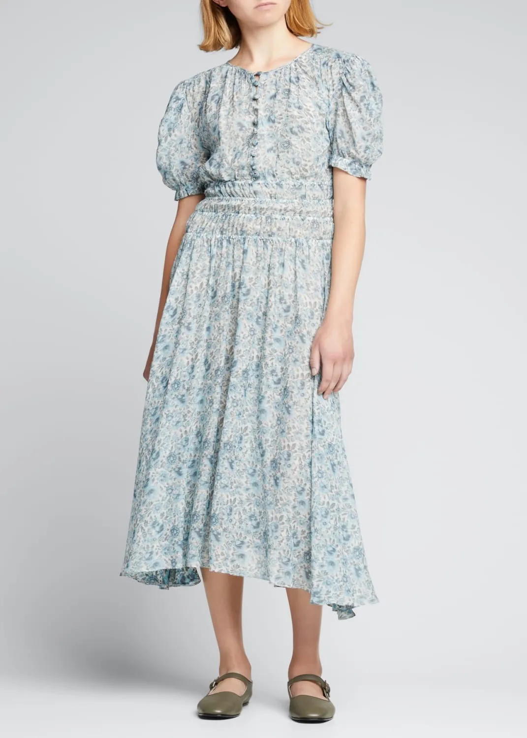 Areli Dress (Blue Ocean Breeze)
