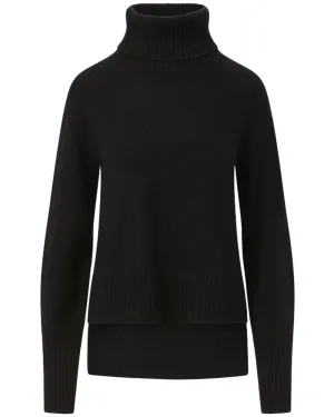 Black Lerato Turtleneck Sweater