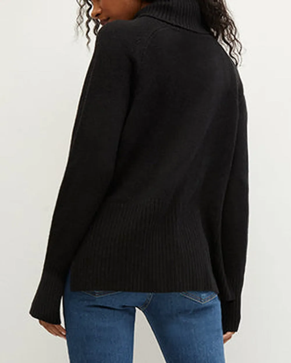 Black Lerato Turtleneck Sweater