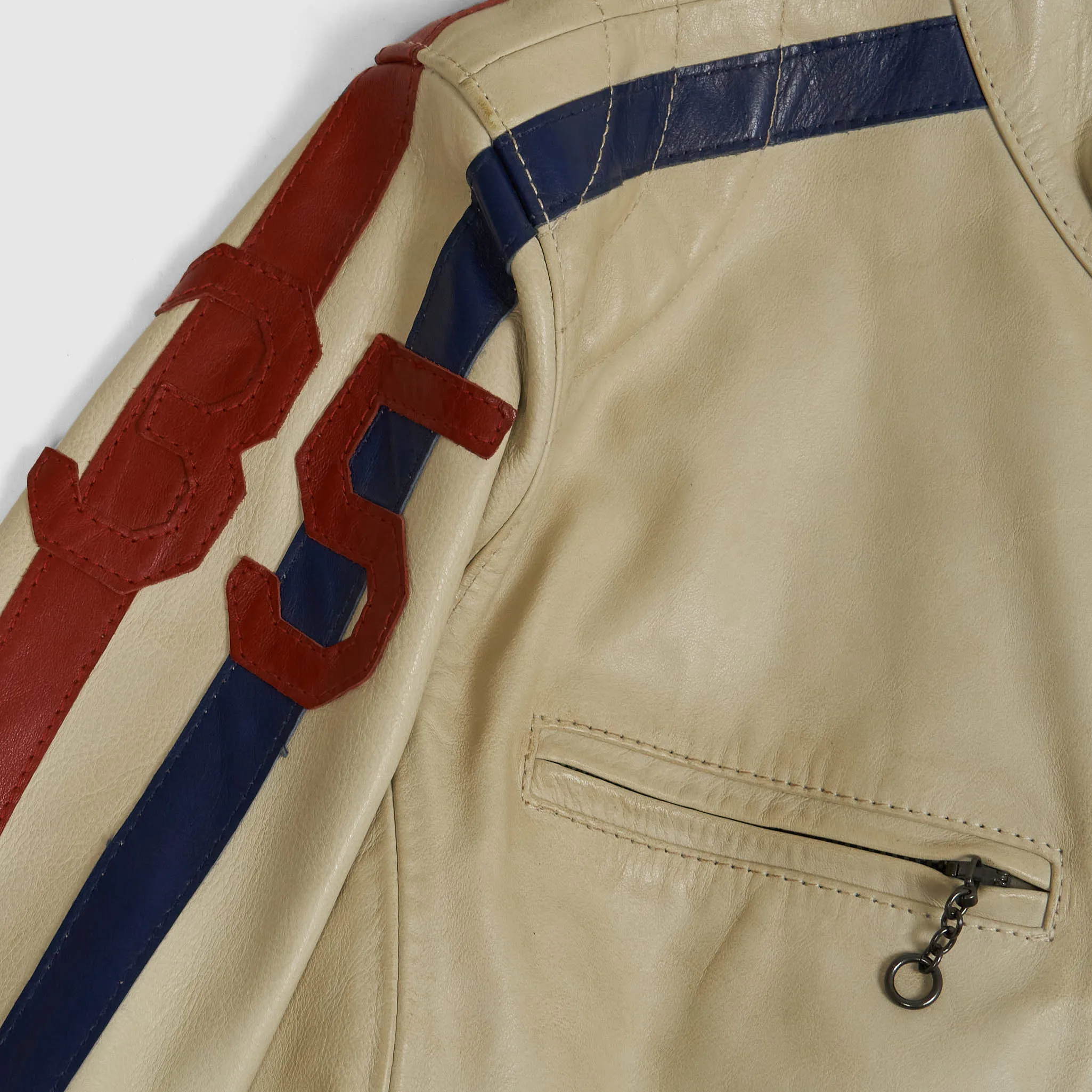 Blauer Ladies Highway Patrol Cafe RacerLeather Jacket