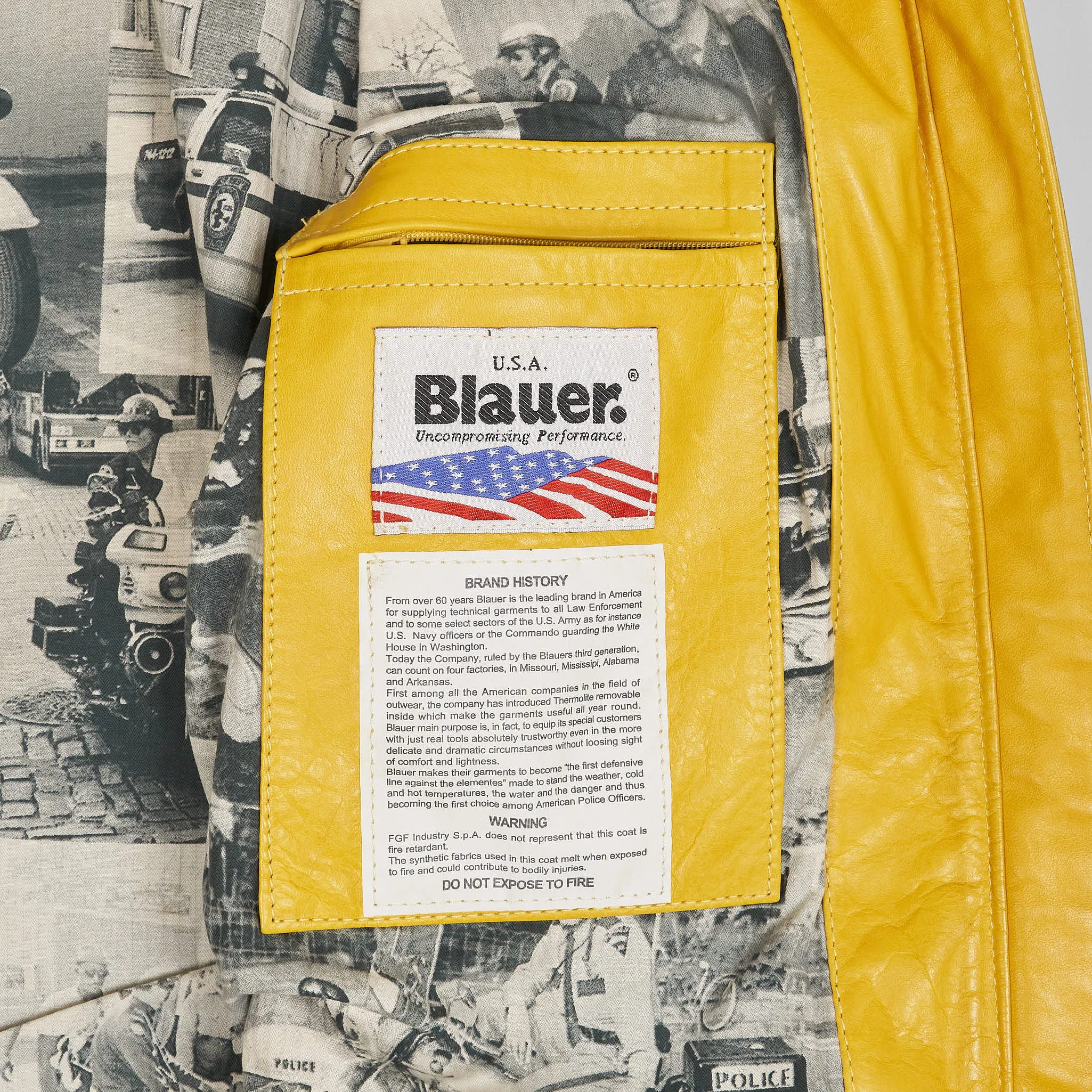 Blauer Ladies Highway Patrol Cafe RacerLeather Jacket