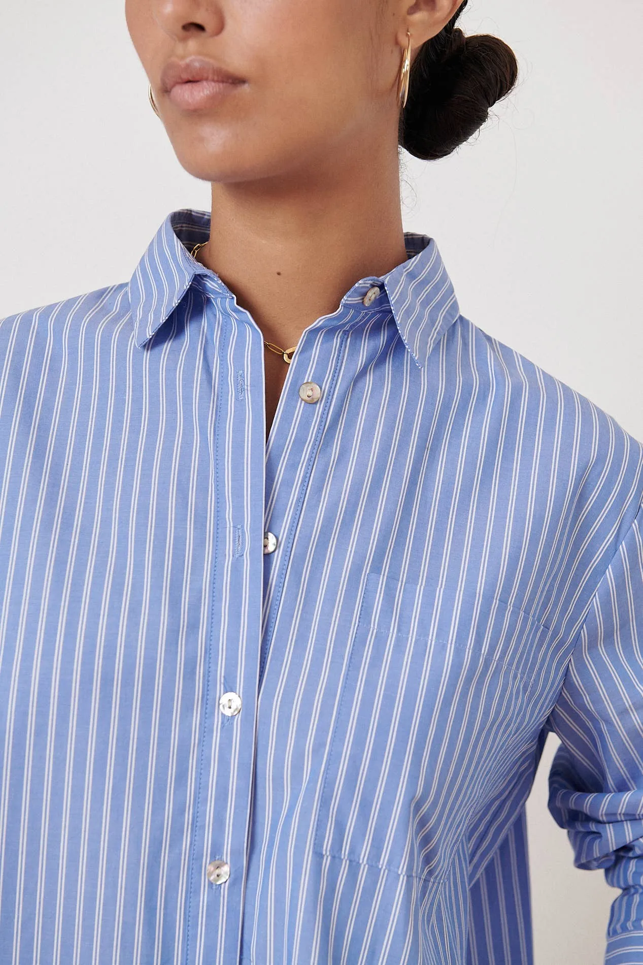 Blue Striped Shirt