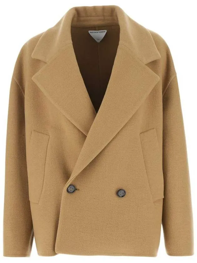 Bottega Veneta Women's Cashmere Double Coat Camel