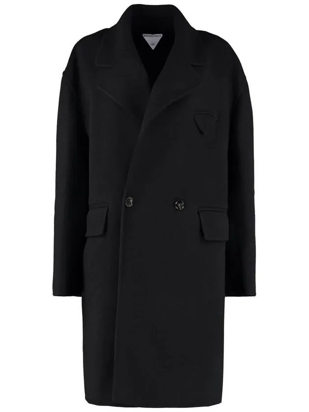 Bottega Veneta Women's Double Coat Black