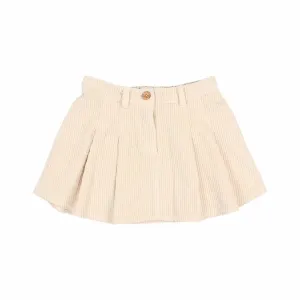 Box Pleat Skirt (Sand)