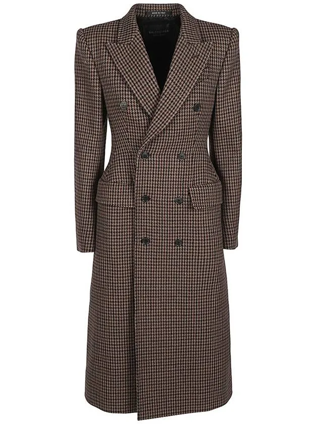 Brown Balenciaga Coat Double Fully integrated Wool Exclusive choices