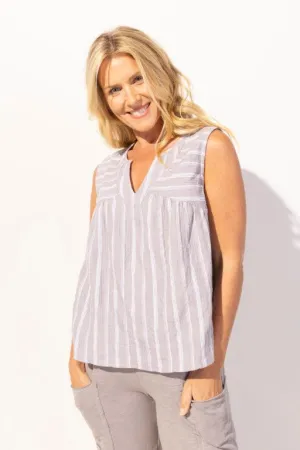 Catalina Stripe Topsail Tank