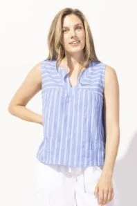 Catalina Stripe Topsail Tank