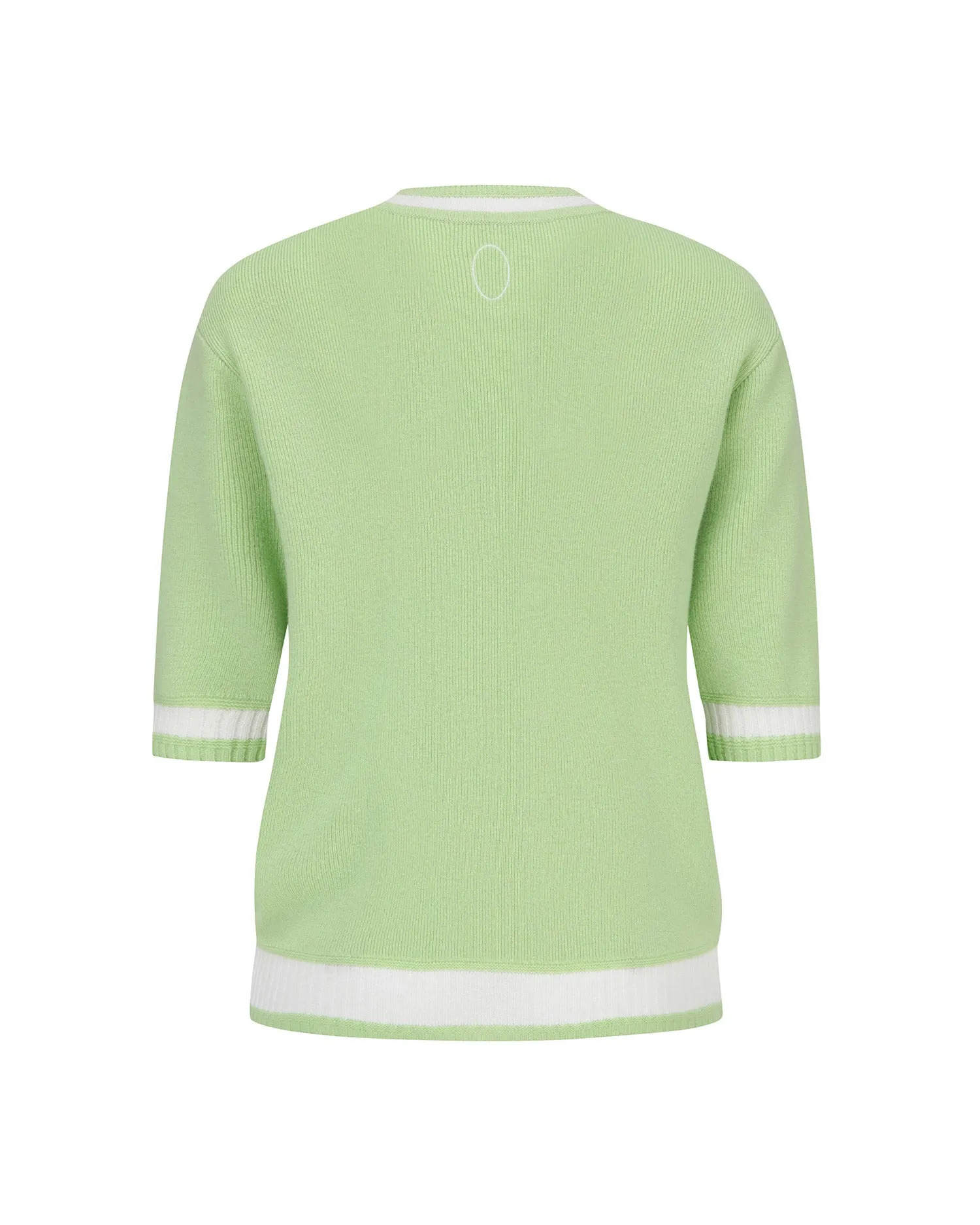 Circle Short Sleeve Sweater