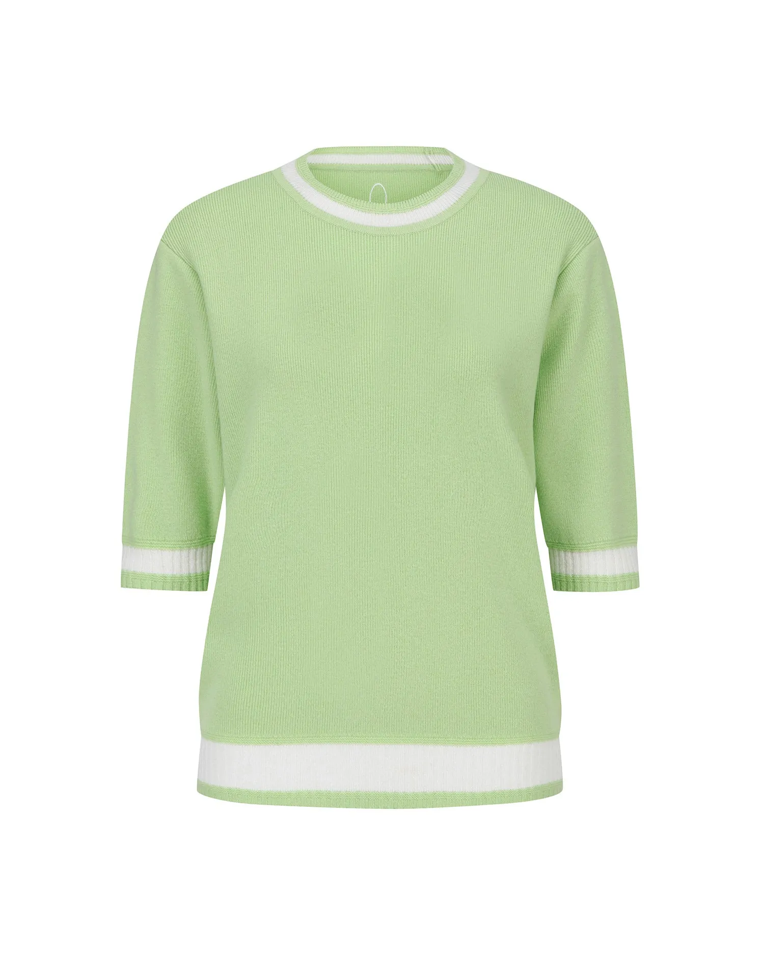 Circle Short Sleeve Sweater