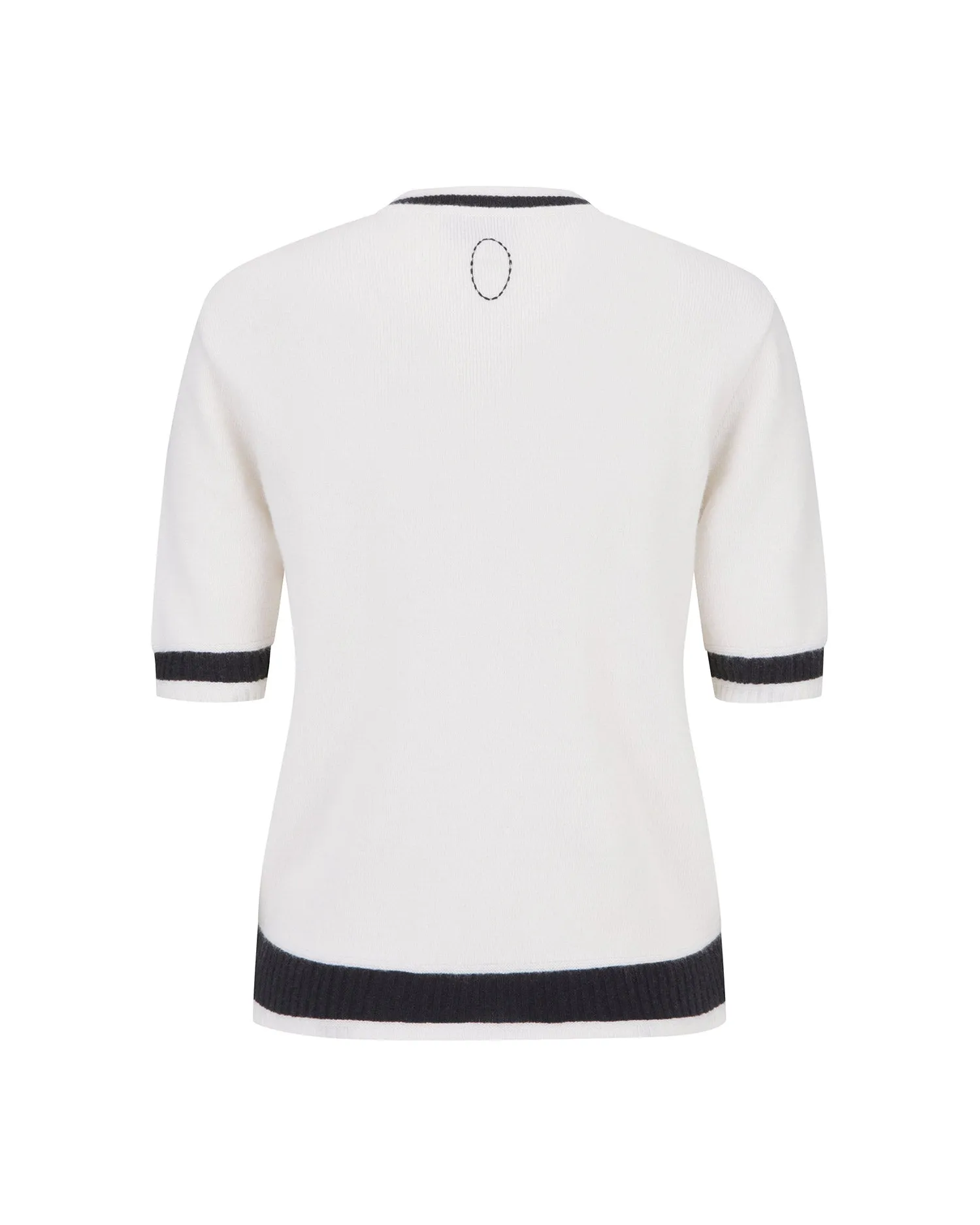 Circle Short Sleeve Sweater