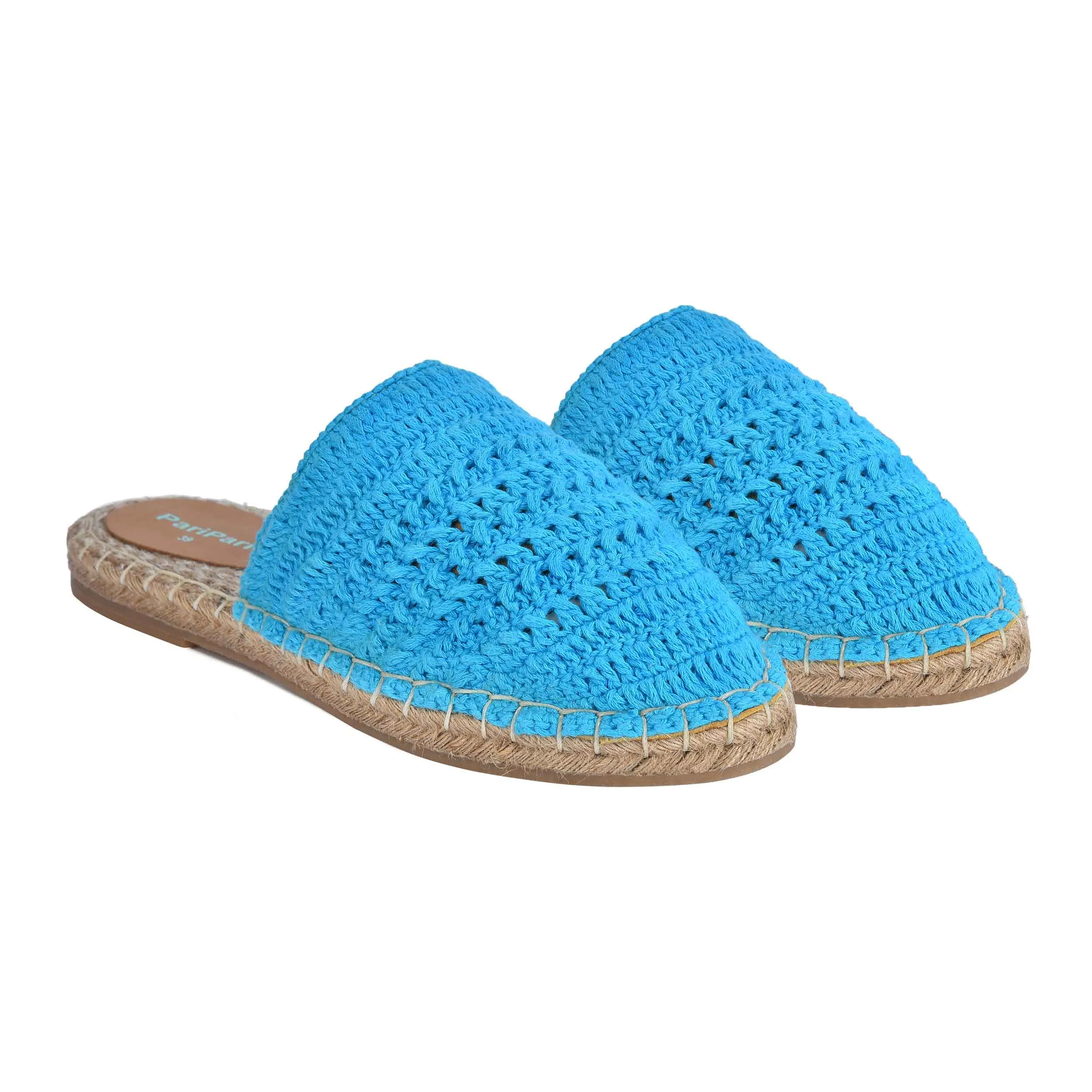 Croshia Blue Espadrilles Flats