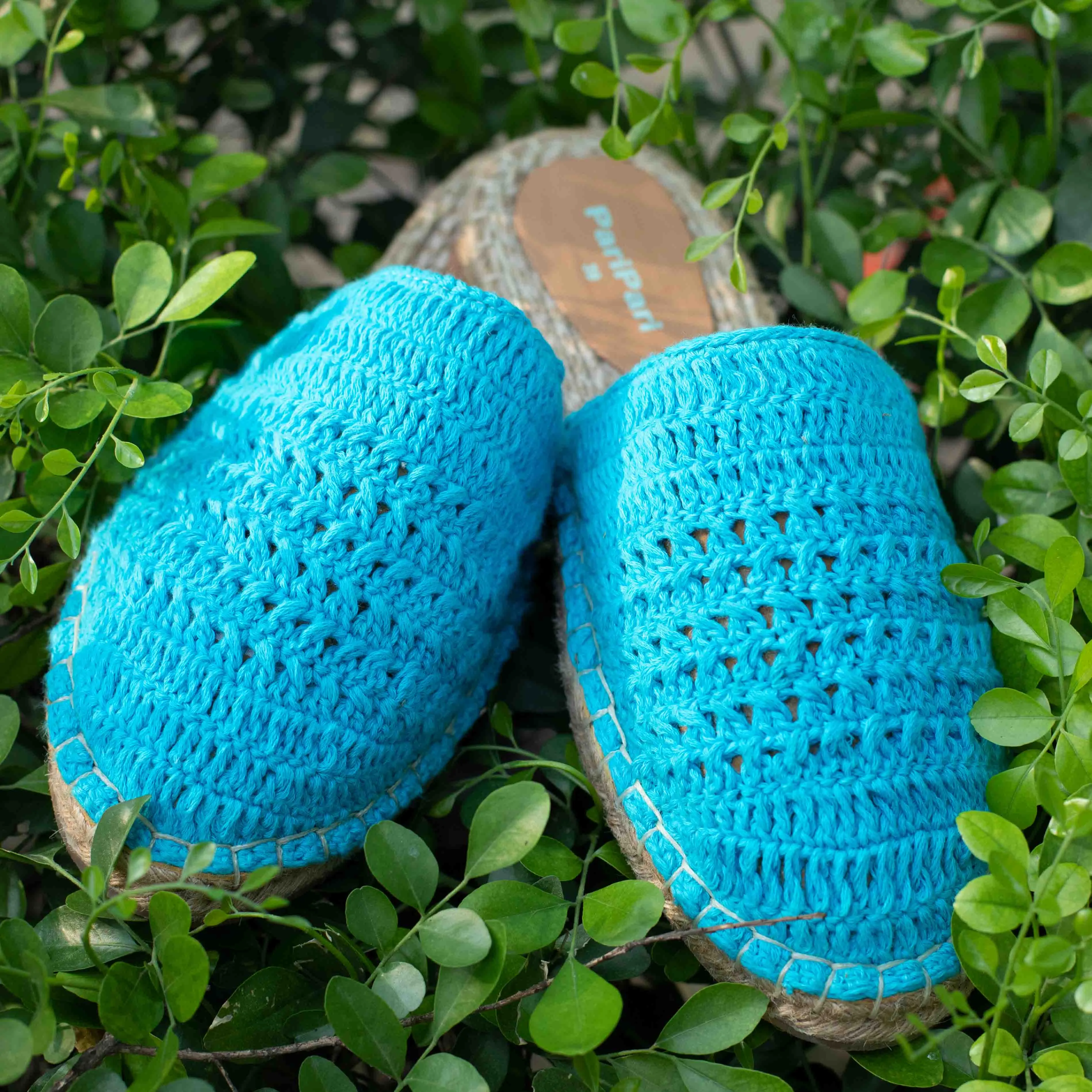 Croshia Blue Espadrilles Flats