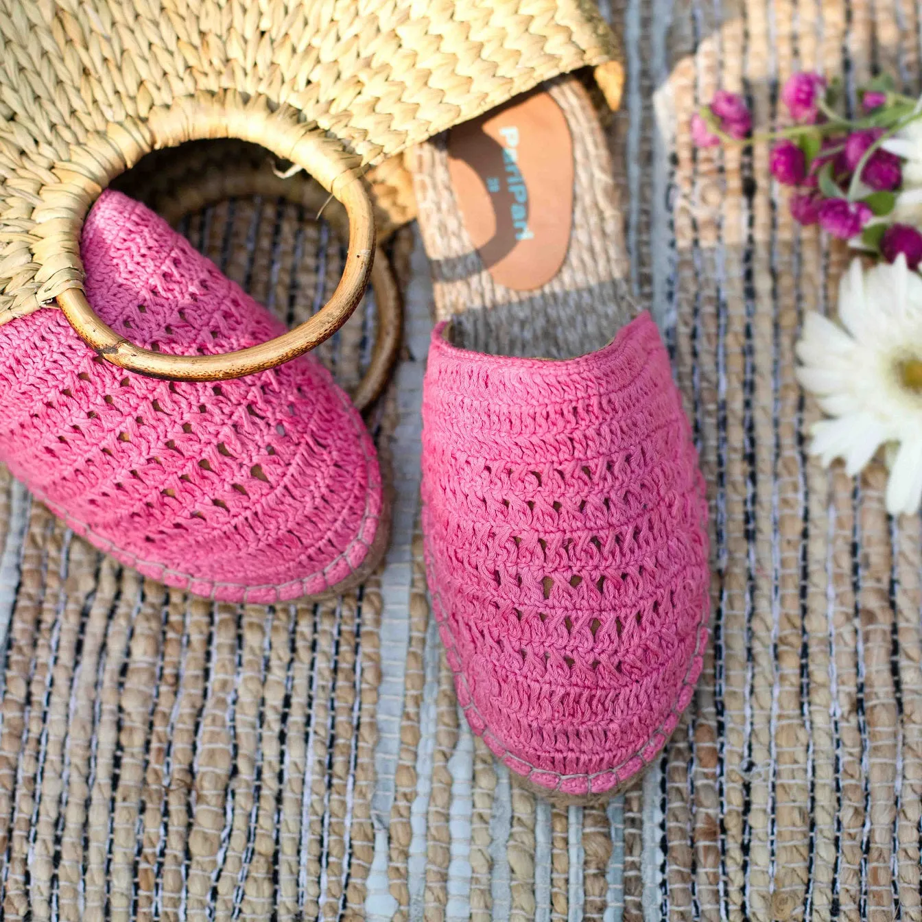 Croshia Pink Espadrilles Flats