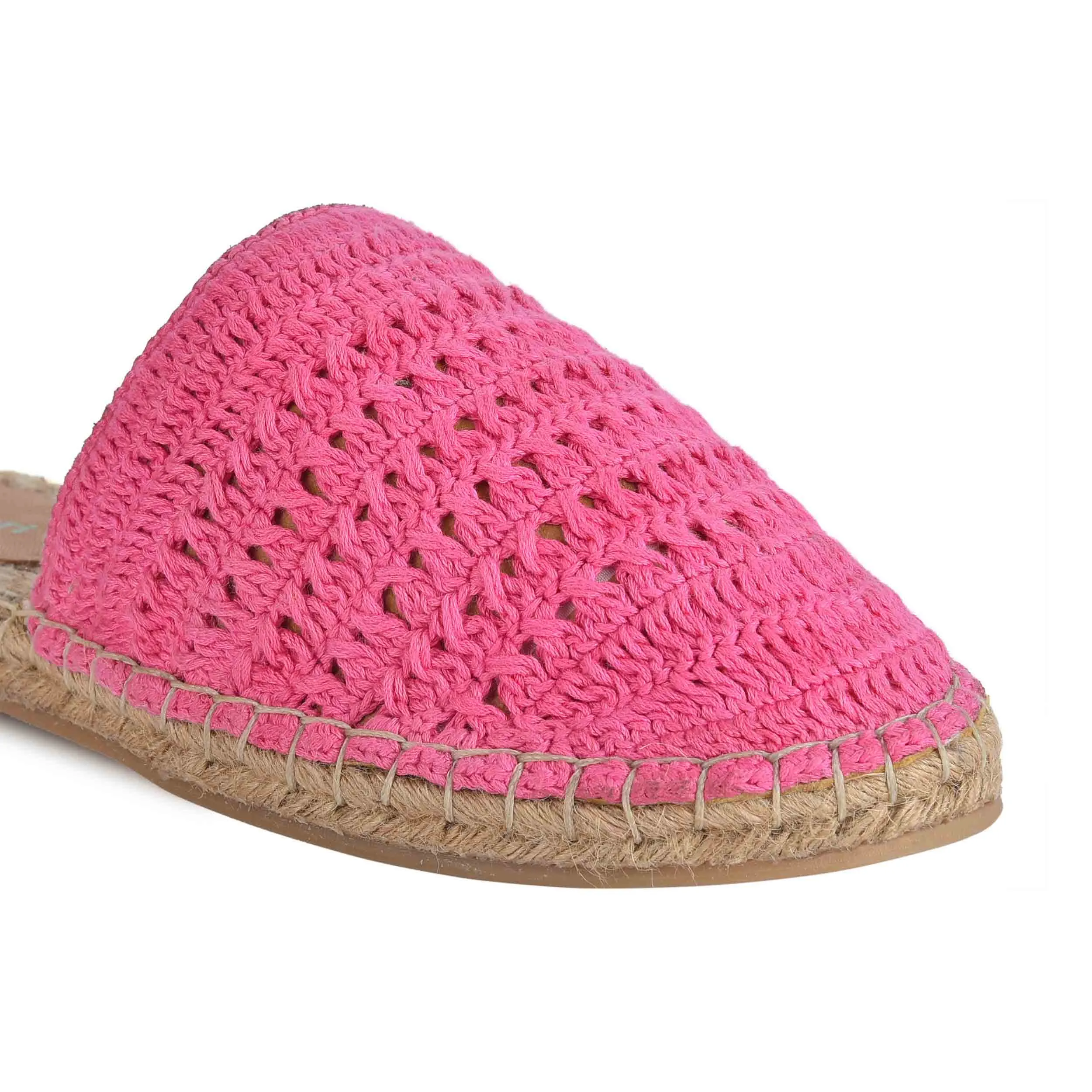 Croshia Pink Espadrilles Flats