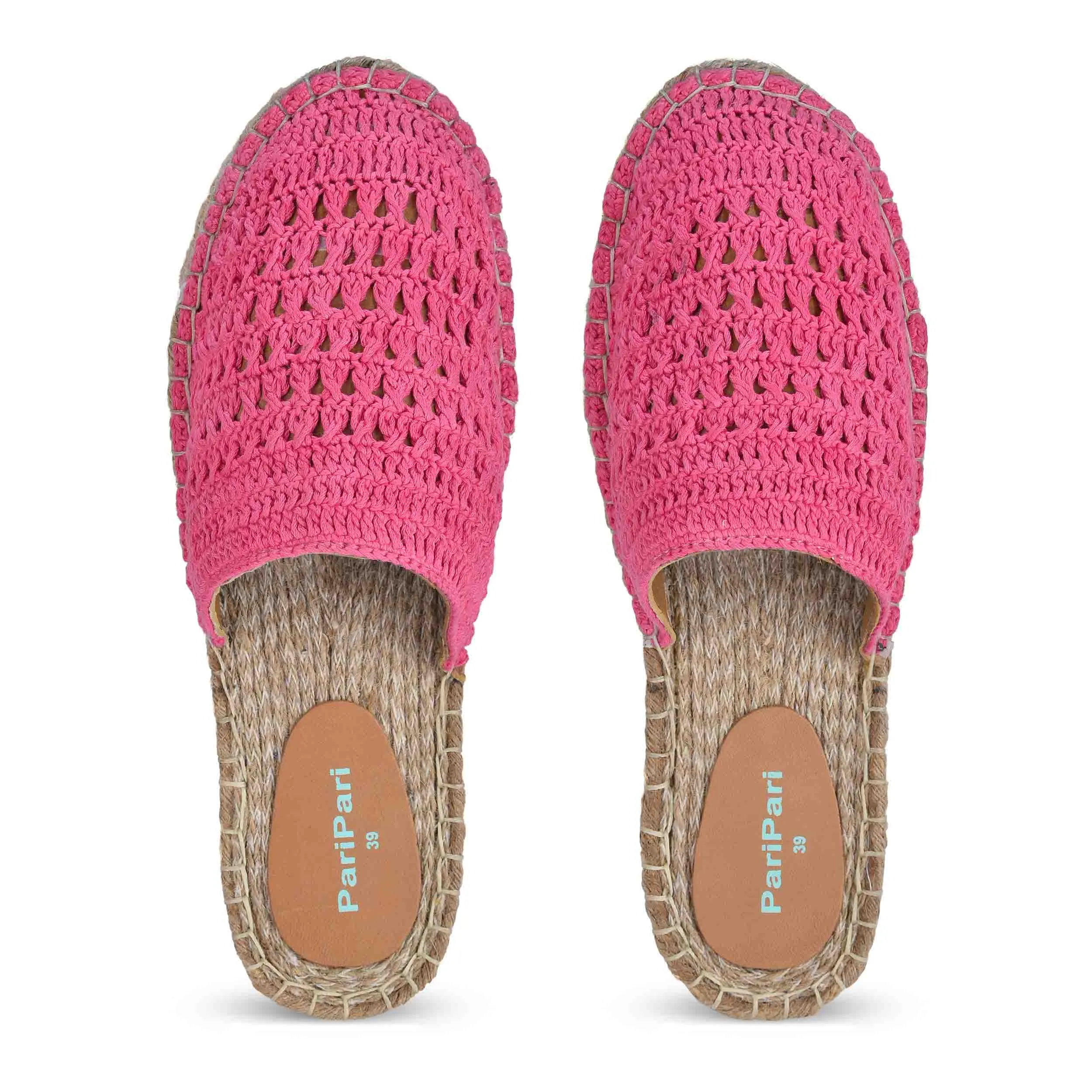 Croshia Pink Espadrilles Flats