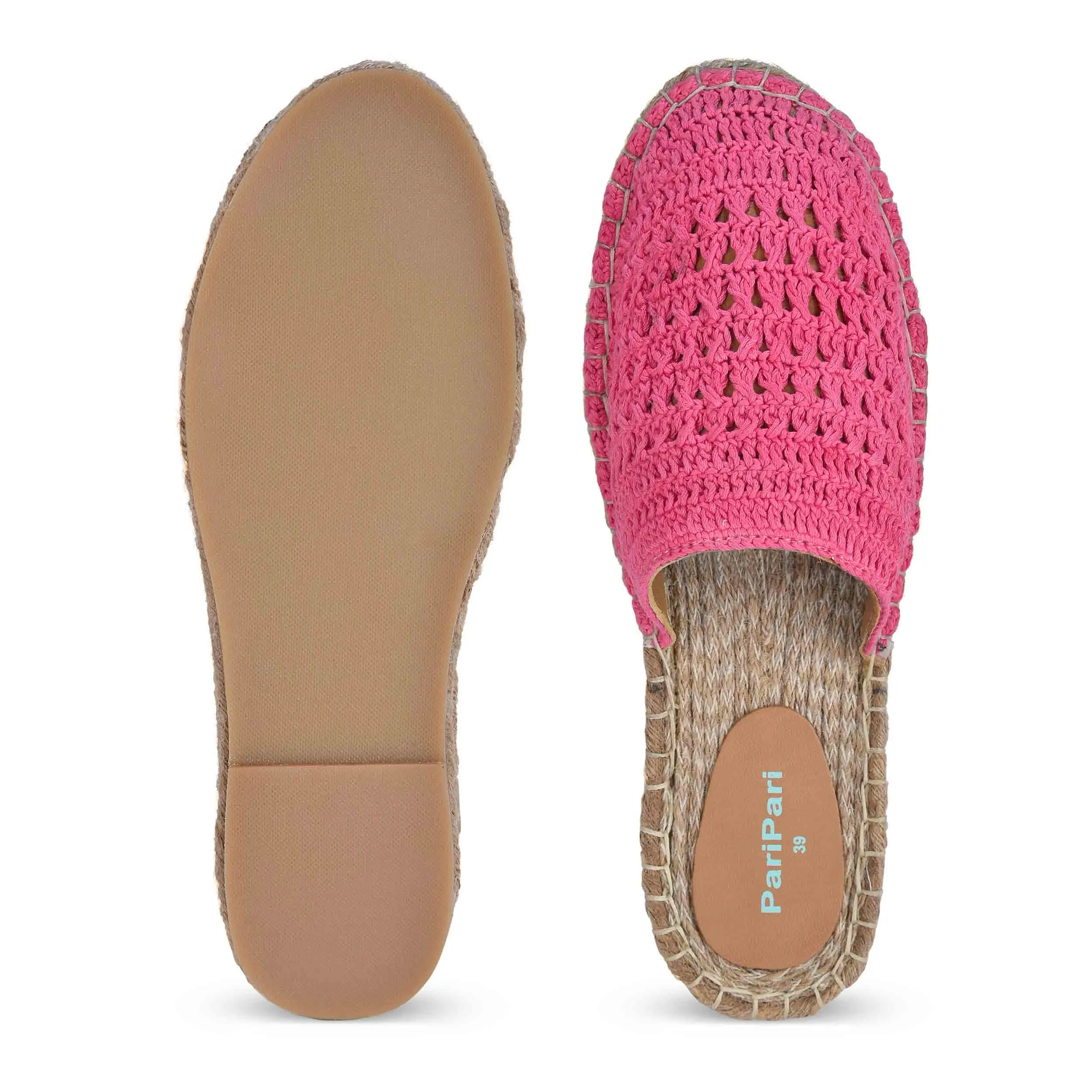 Croshia Pink Espadrilles Flats
