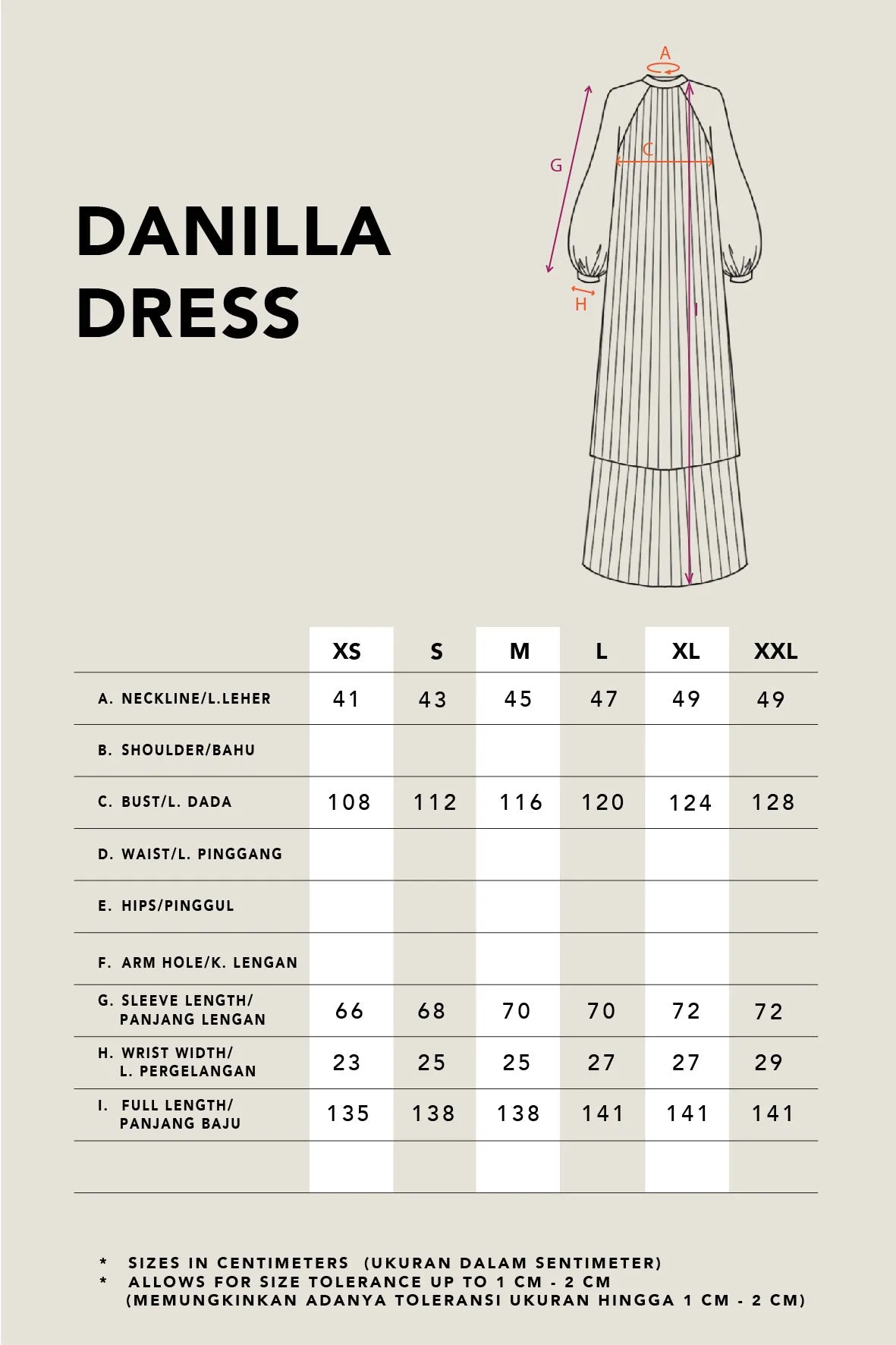 DANILLA DRESS MILK TEA