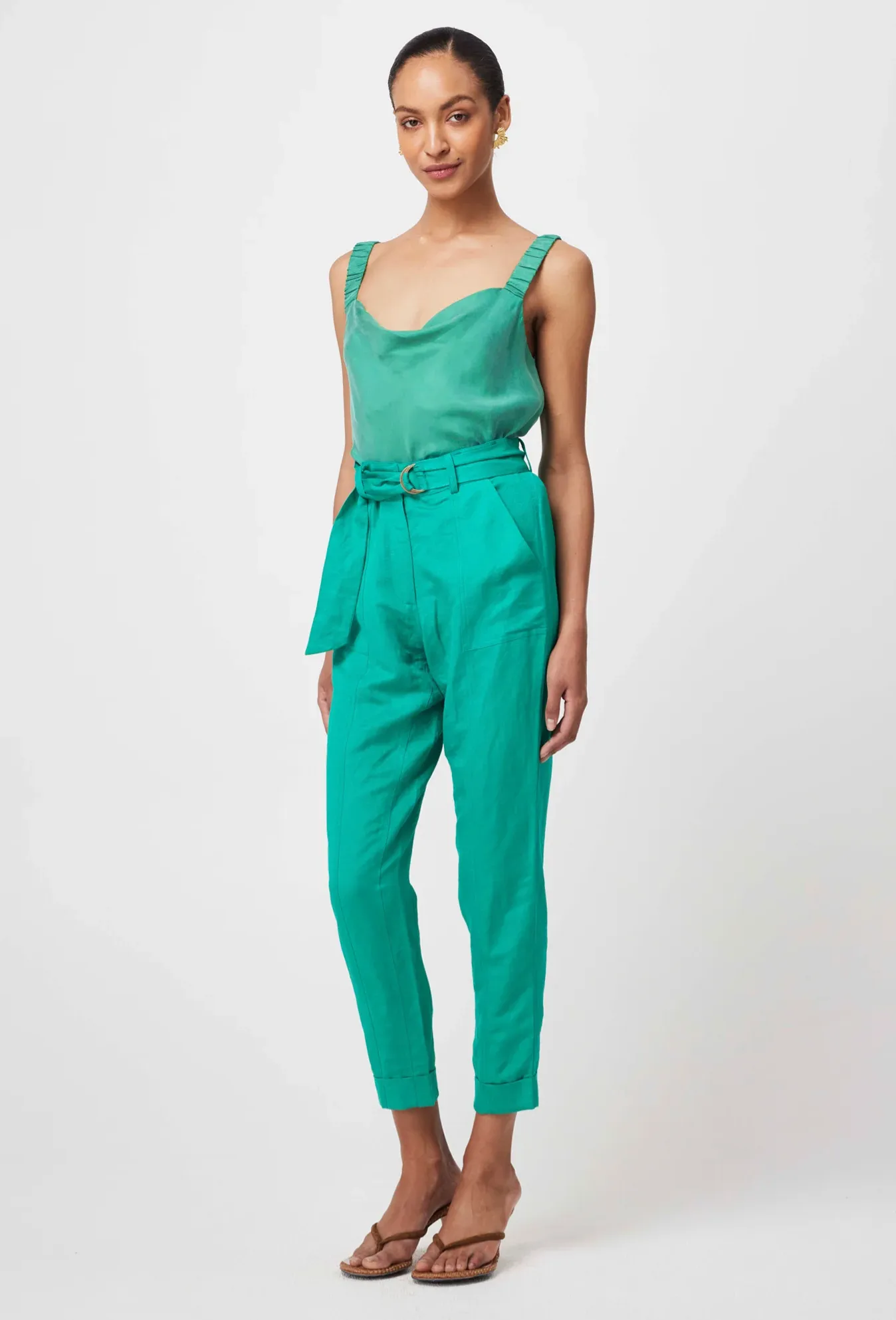 DELRAY Reversible Cami | BAY GREEN