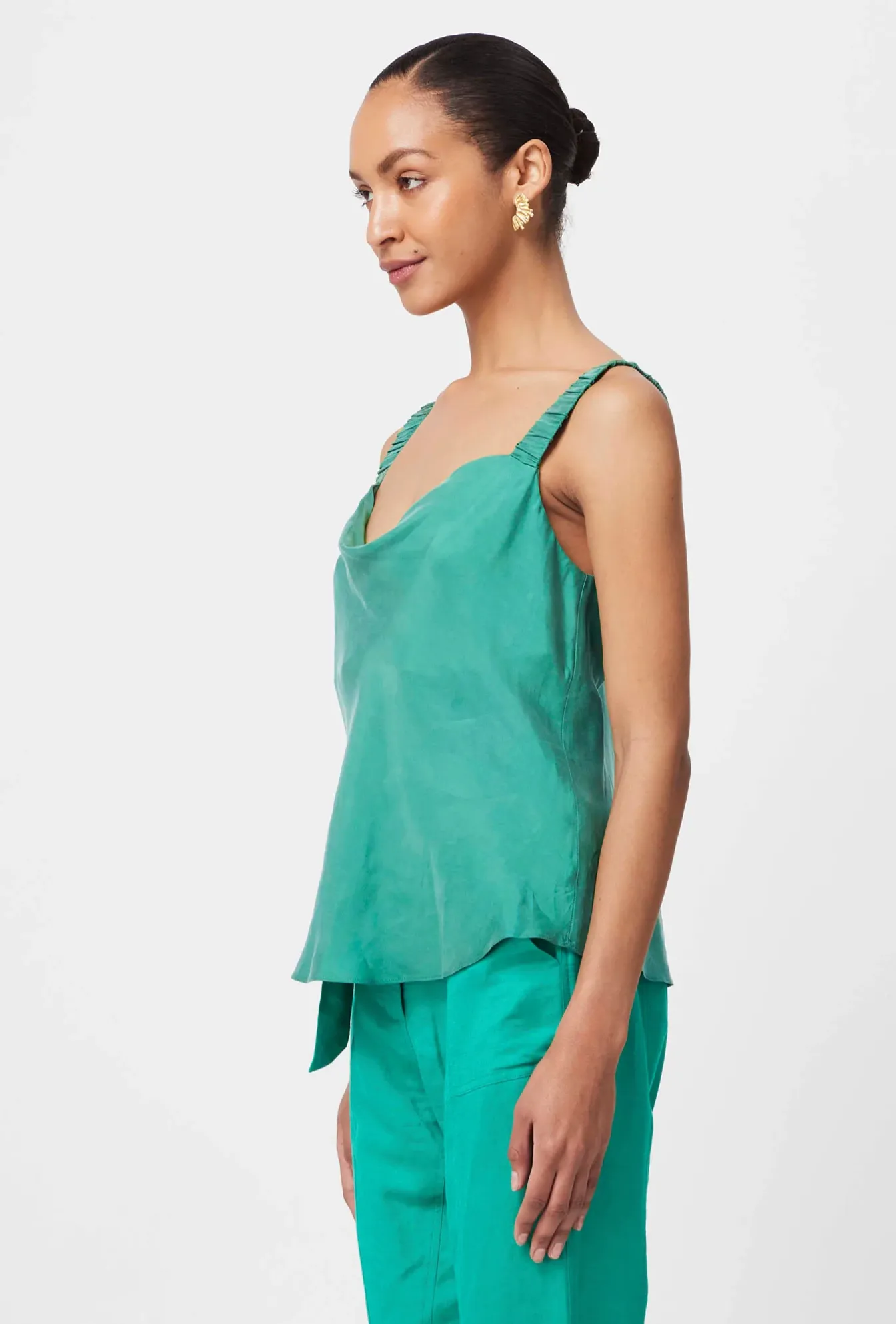 DELRAY Reversible Cami | BAY GREEN