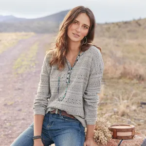 Devon Sweater Henley, Petite