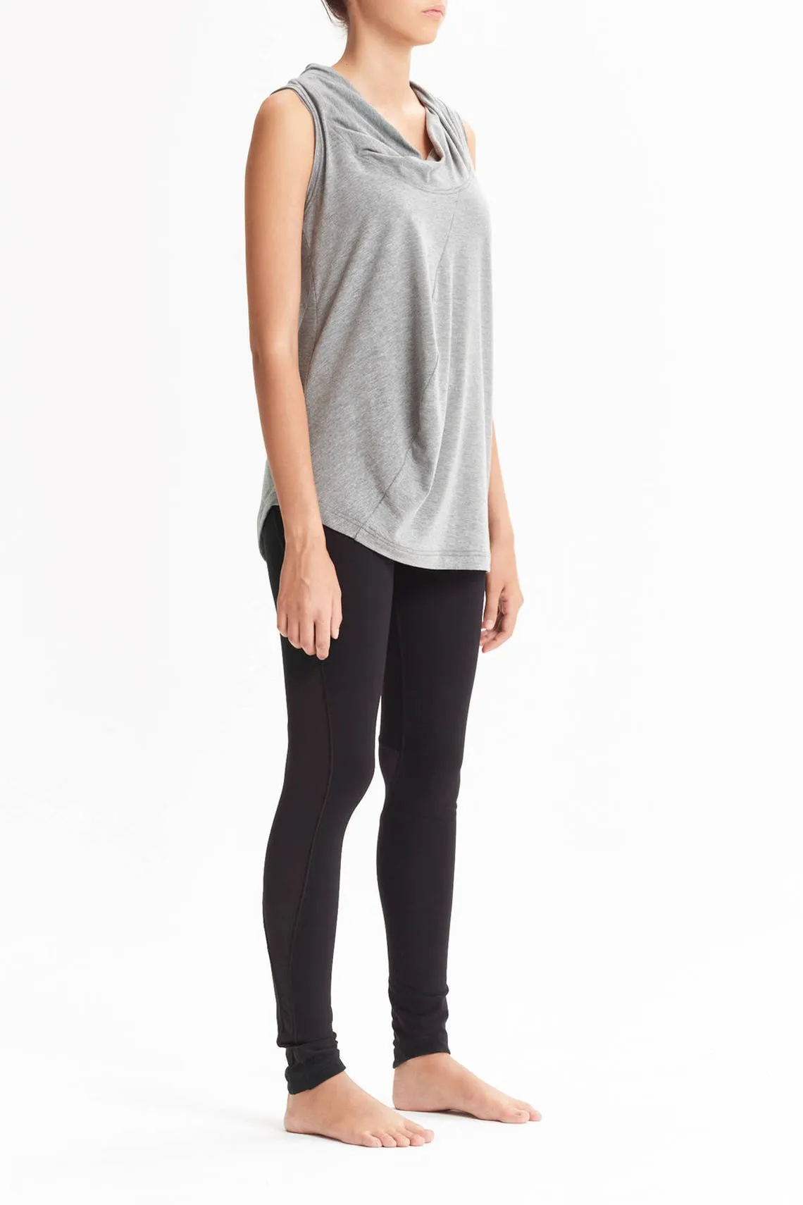 DRAPE COLLAR TANK TOP
