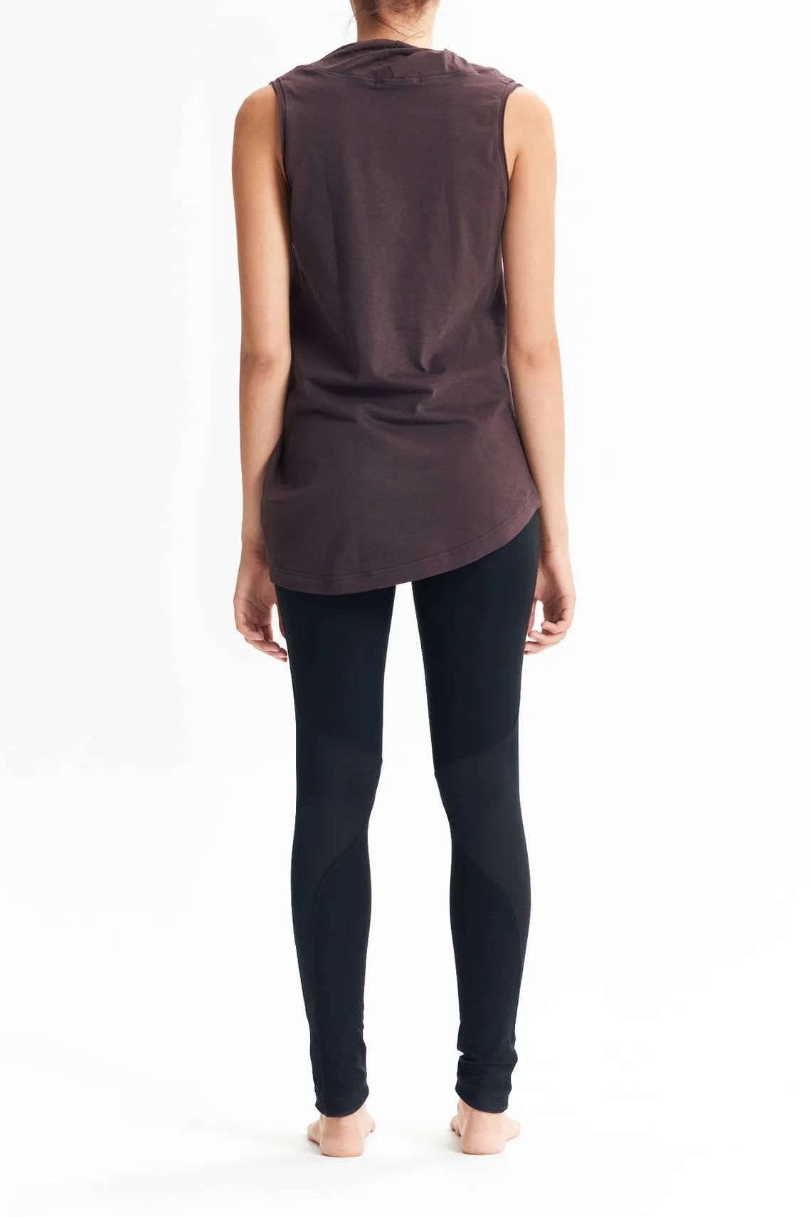 DRAPE COLLAR TANK TOP