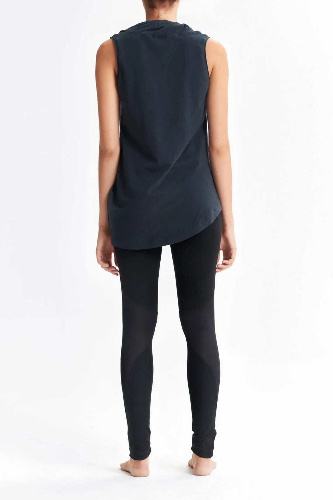 DRAPE COLLAR TANK TOP