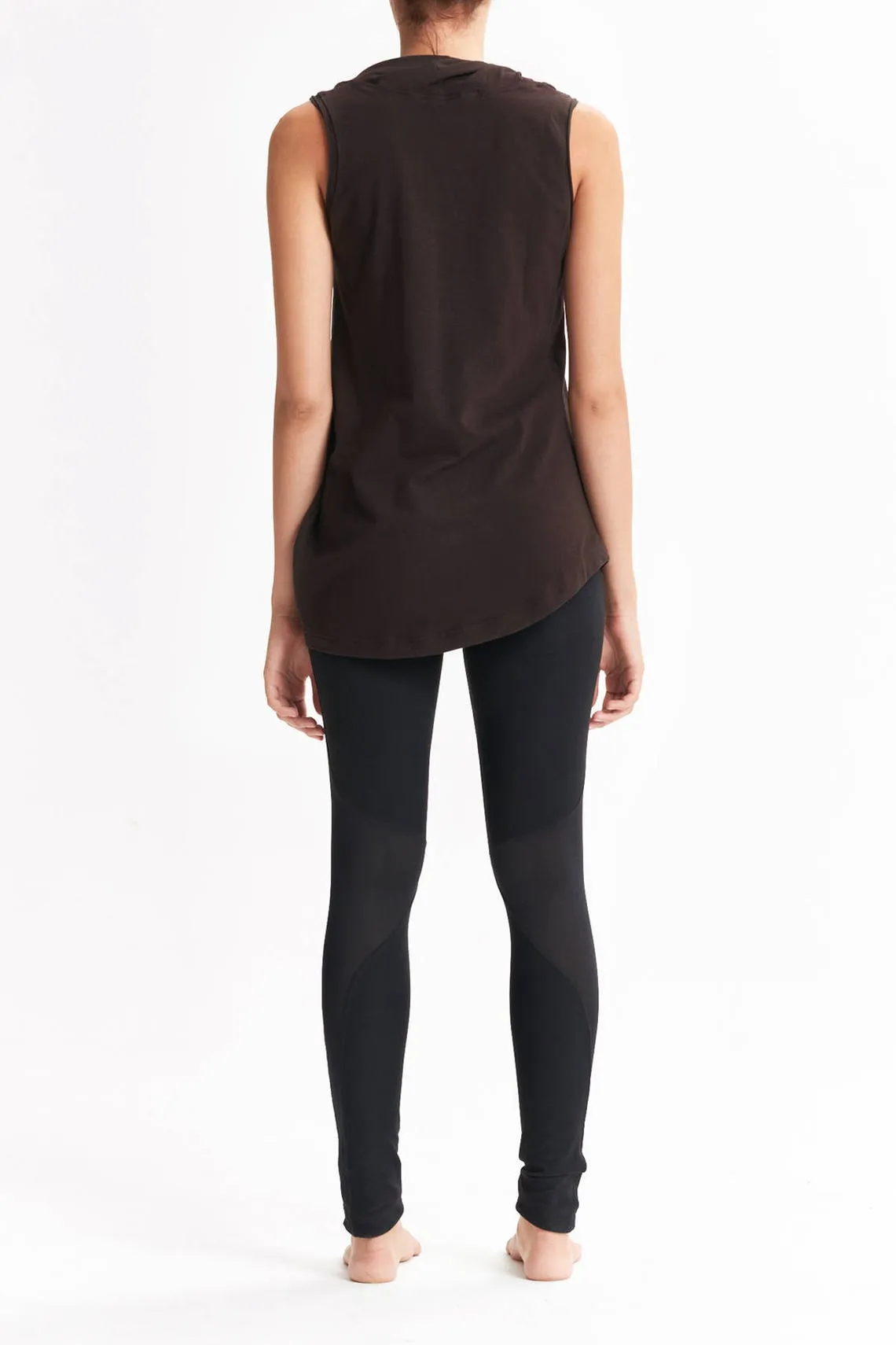 DRAPE COLLAR TANK TOP