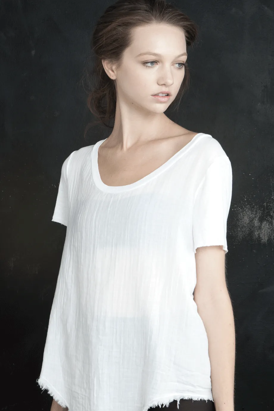 ENZA COSTA MILA White T-Shirt