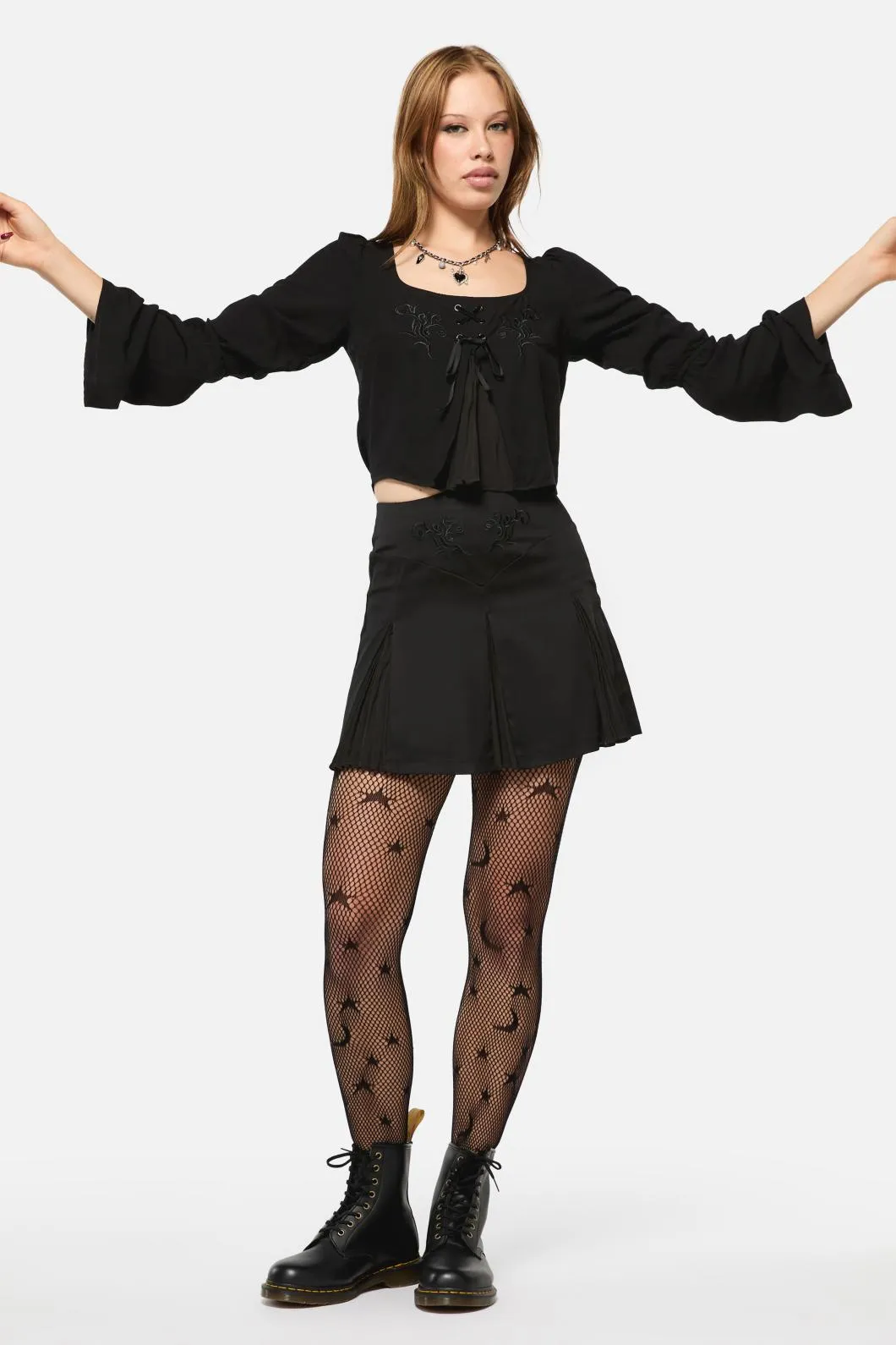 Filigree Goth Skort