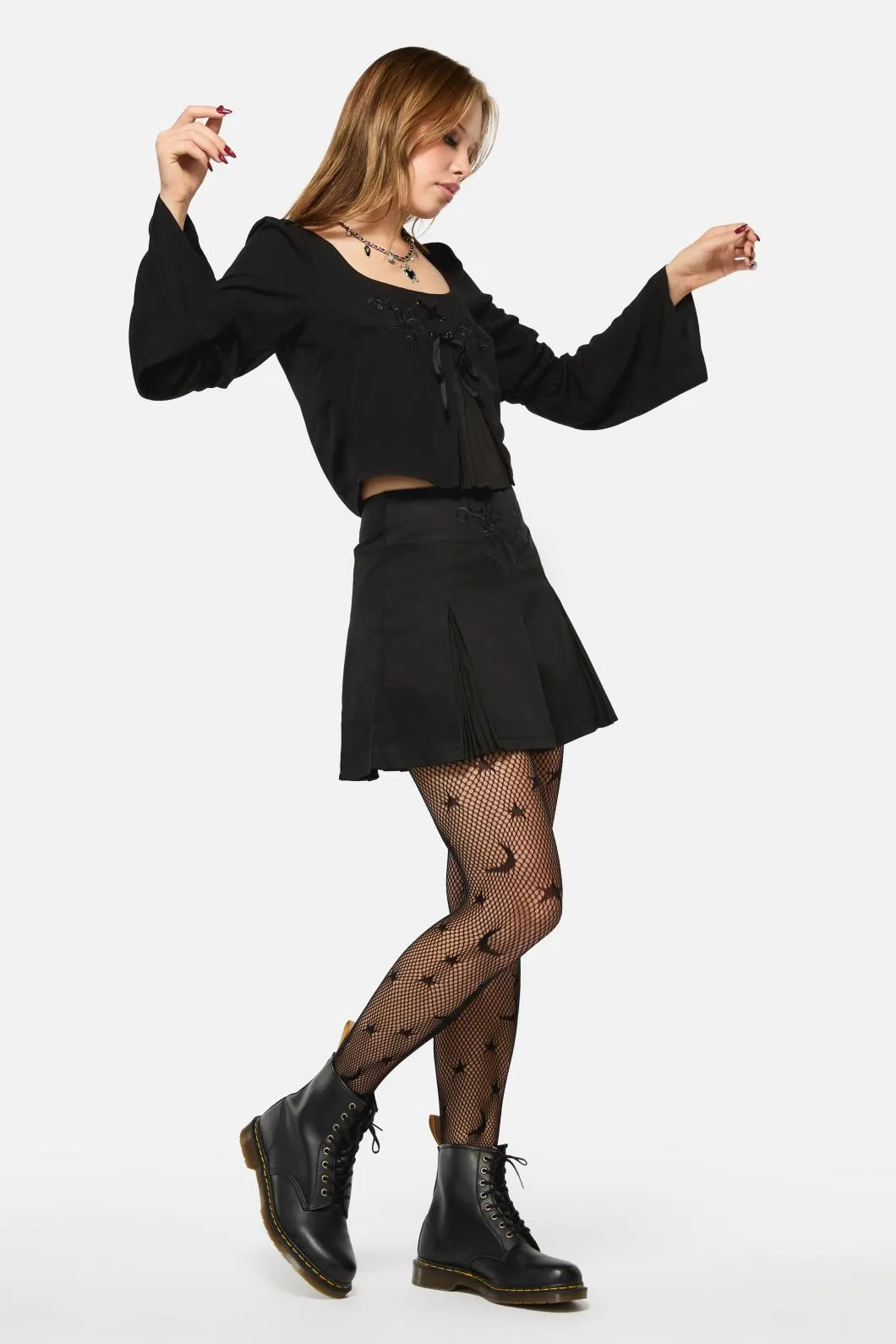 Filigree Goth Skort