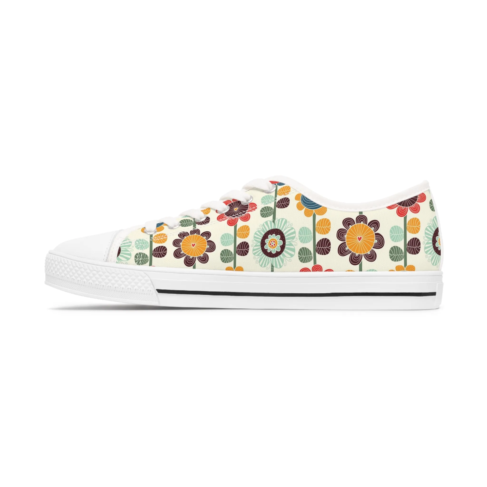 Flowers Child Women's Low Top Sneakers Shoes