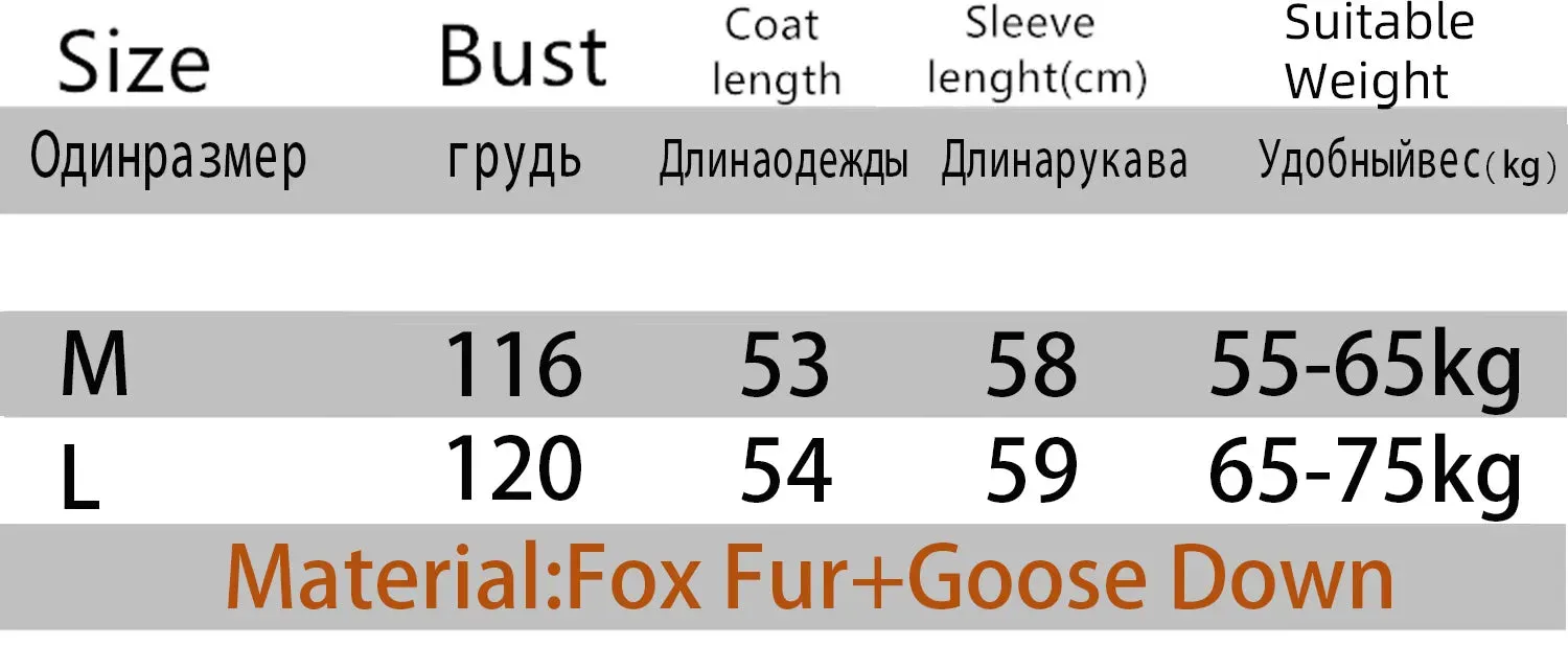 Fox Fur Collar Women Motorcycle Puffer Jackets