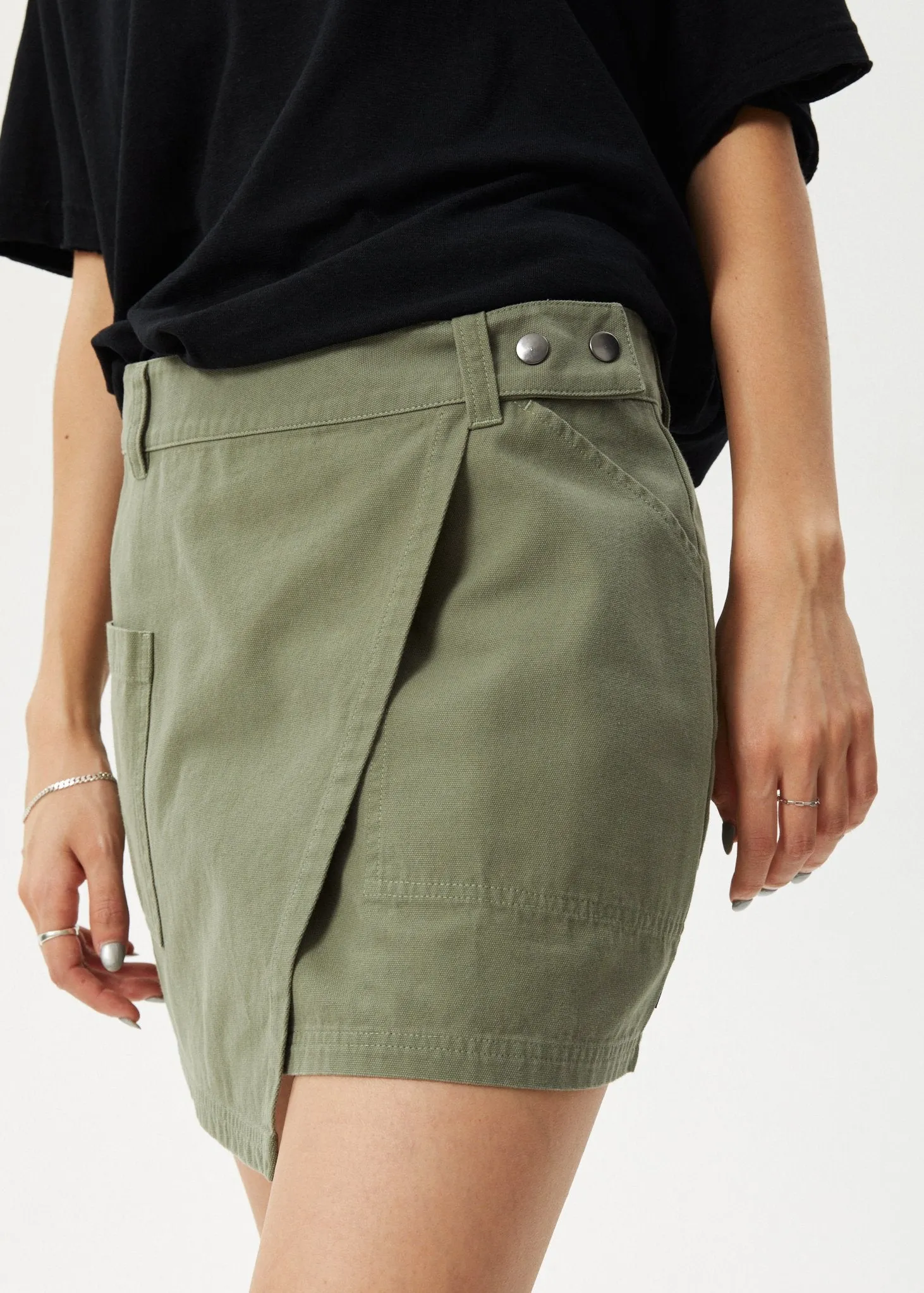 Fraser - Recycled Utility Mini Skirt