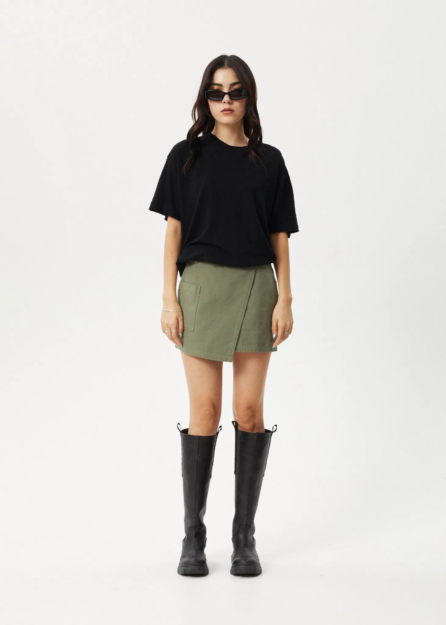Fraser - Recycled Utility Mini Skirt
