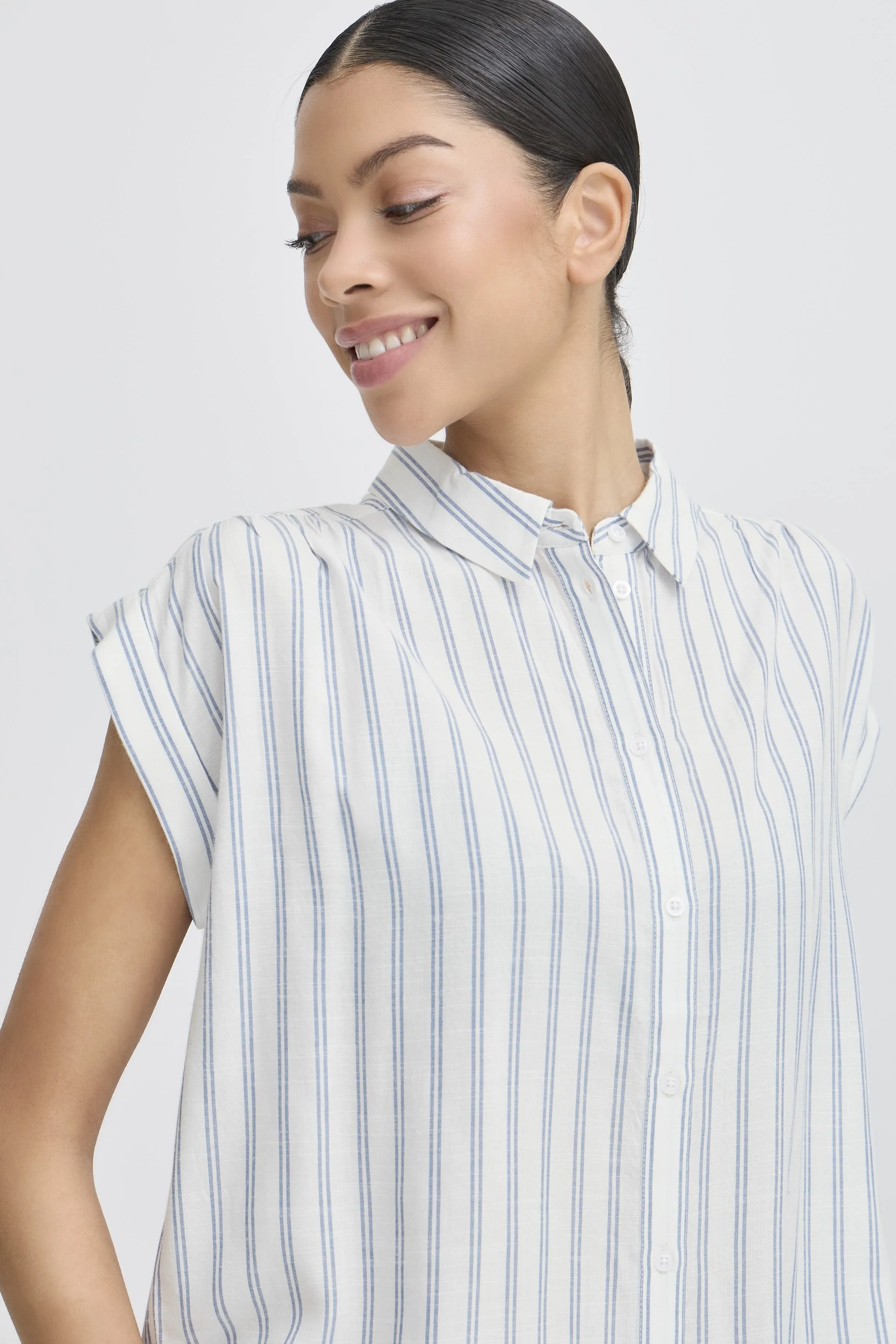 Frigg Shirt | Optical White Mix