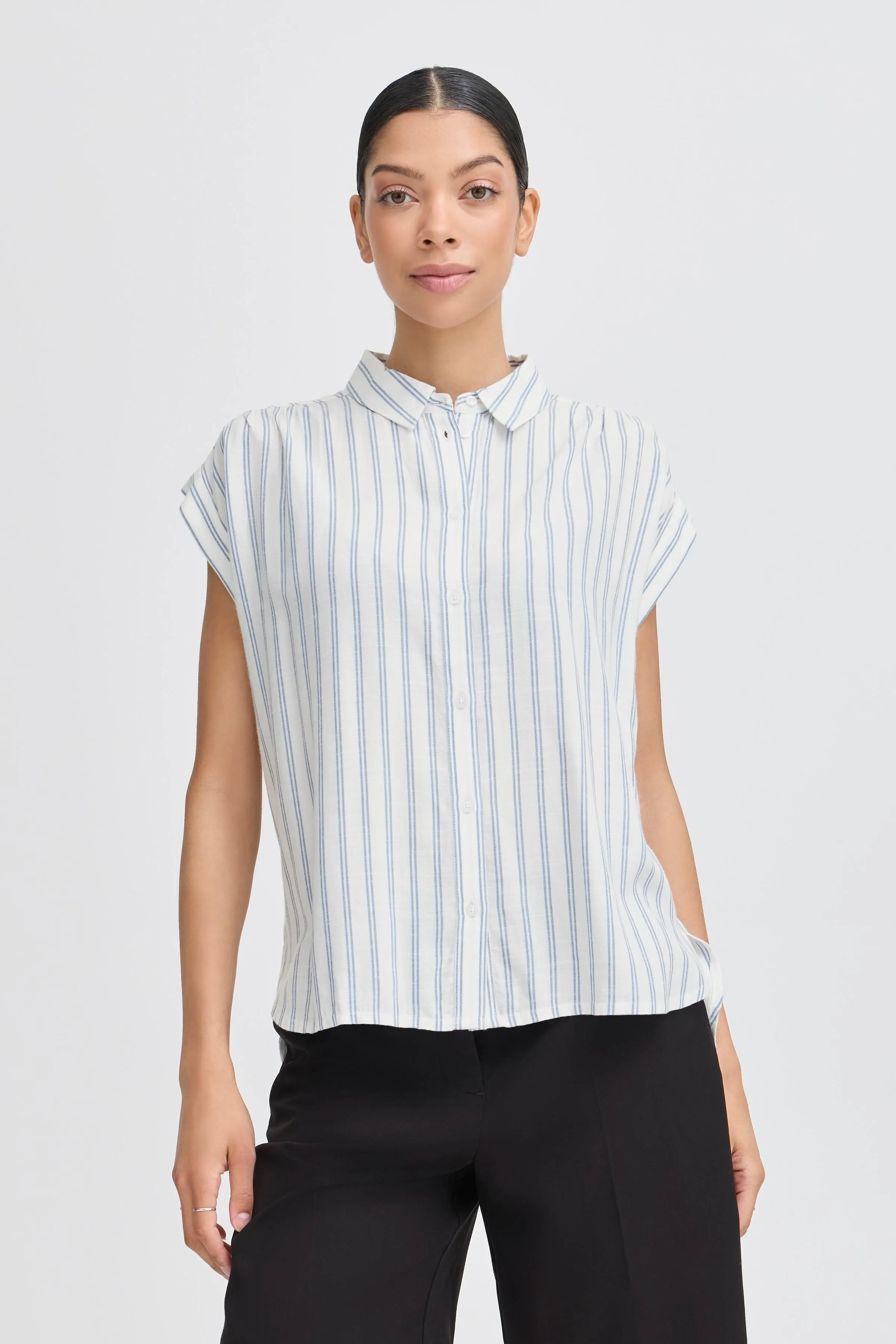 Frigg Shirt | Optical White Mix