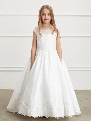 Full Length Illusion Neckline 5828
