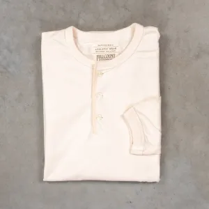 Fullcount Flat Seam Heavyweight Longsleeve Henley Ecru