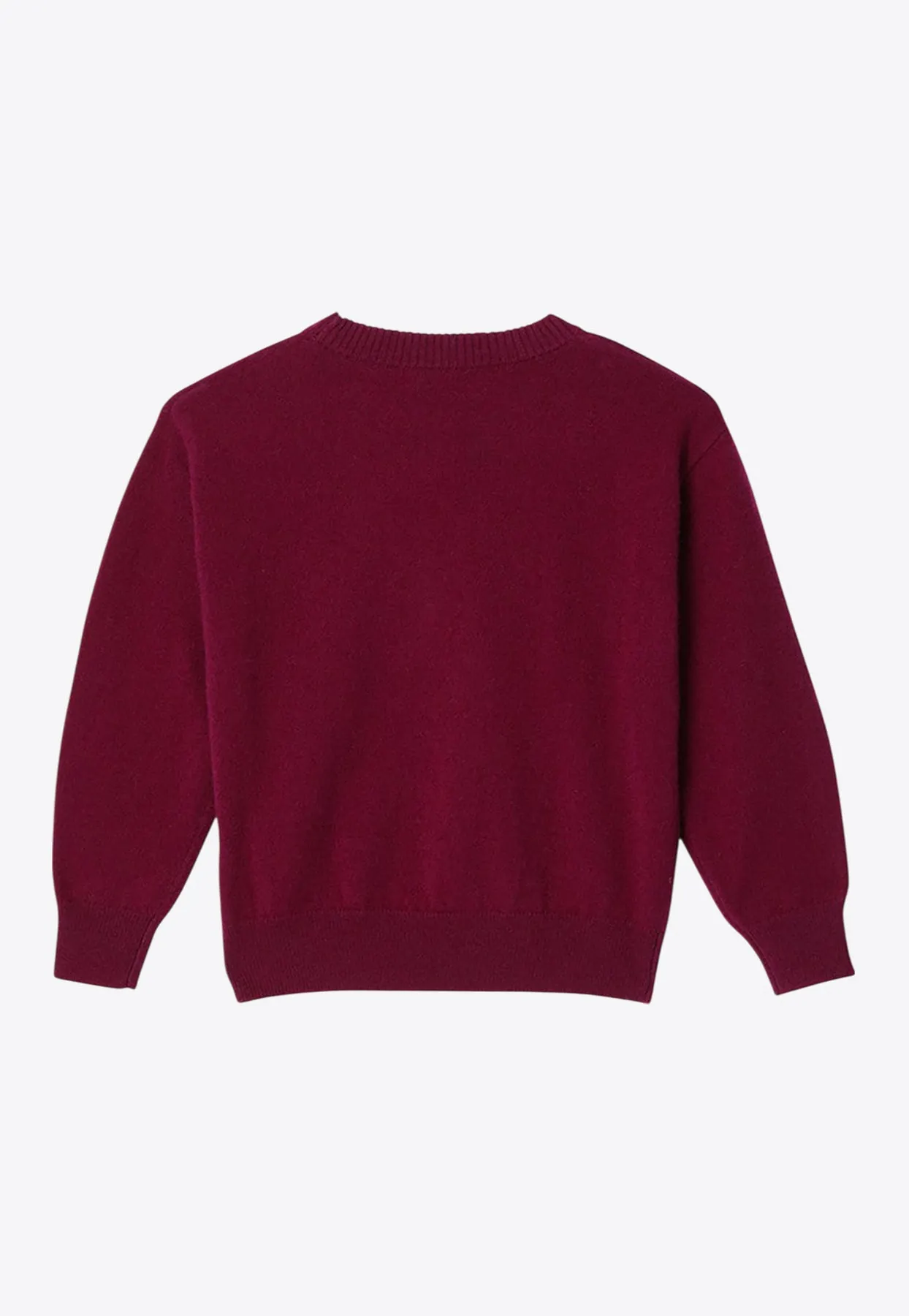 Girls Logo Jacquard Cashmere Sweater