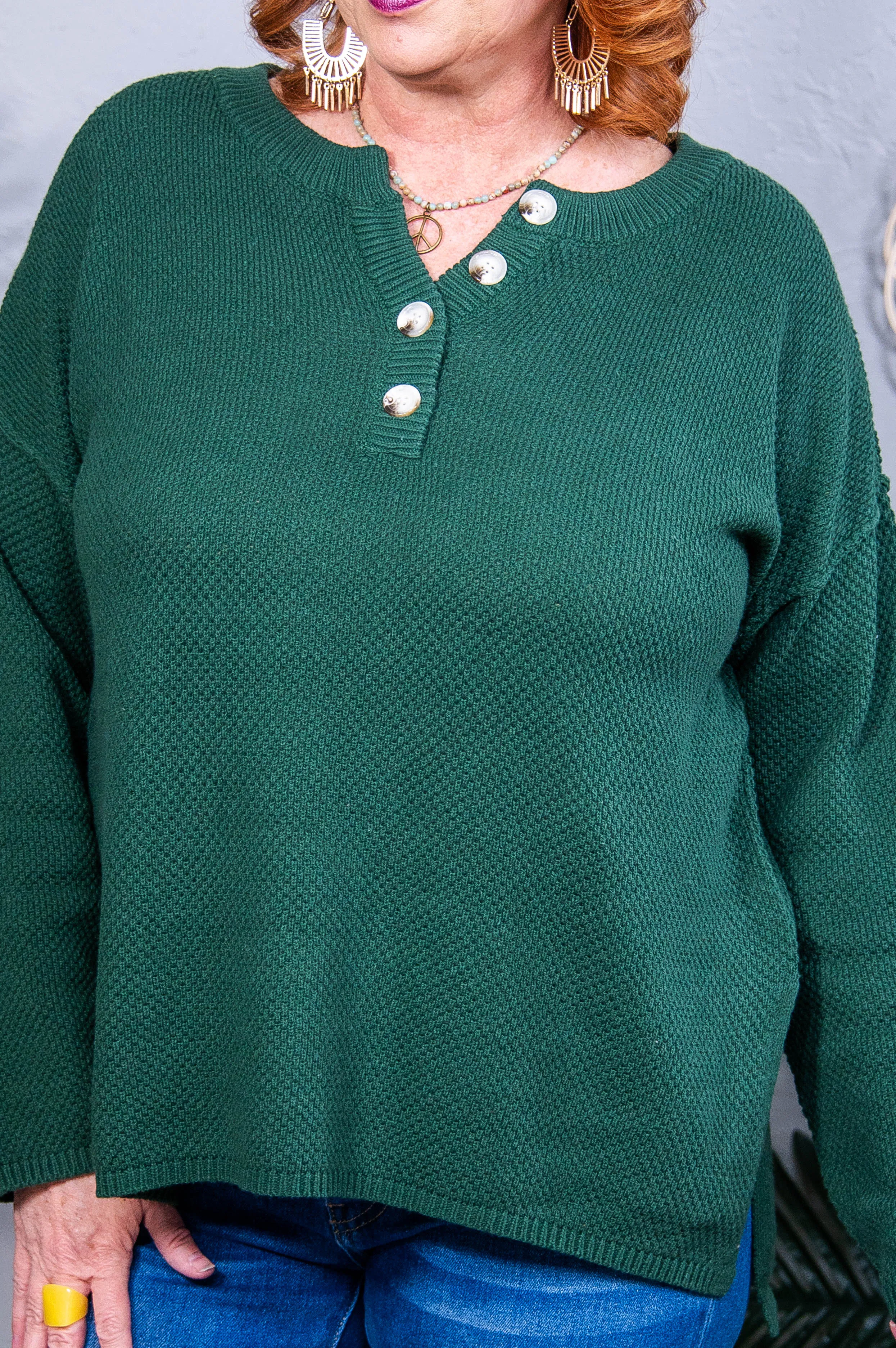 Good Afternoon Henley Sweater