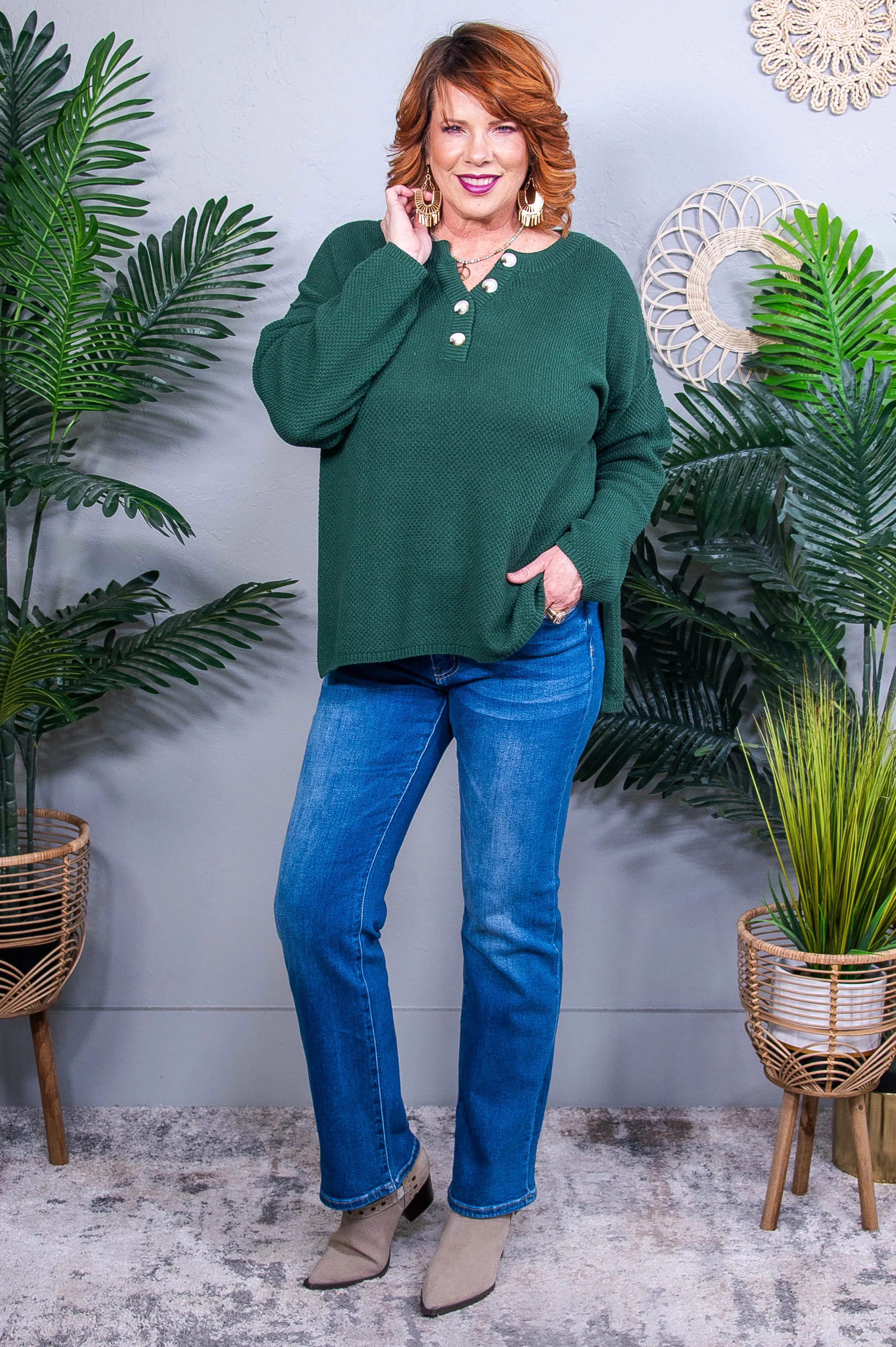 Good Afternoon Henley Sweater