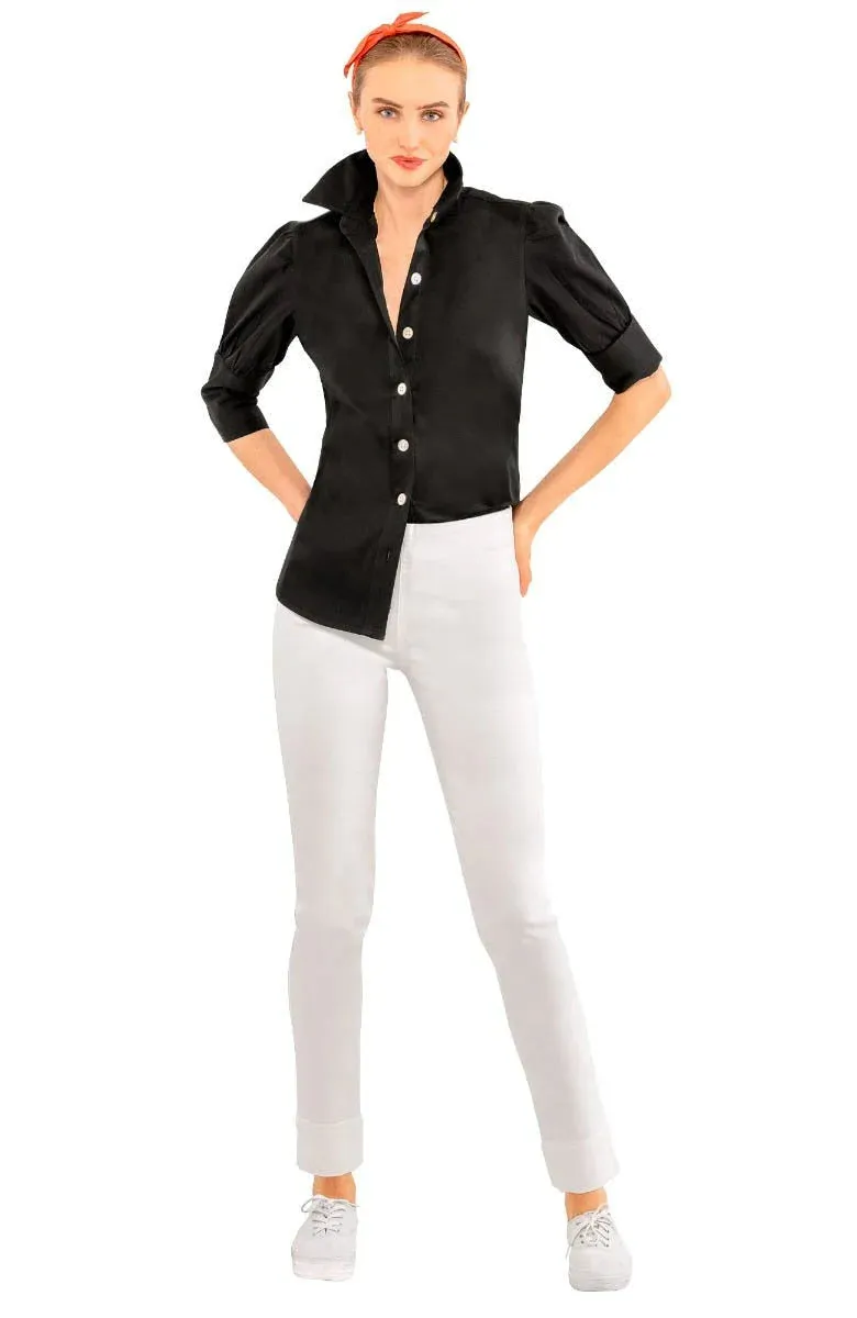 Gretchen Scott Designs Puff Sleeve Top - Solid