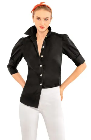 Gretchen Scott Designs Puff Sleeve Top - Solid