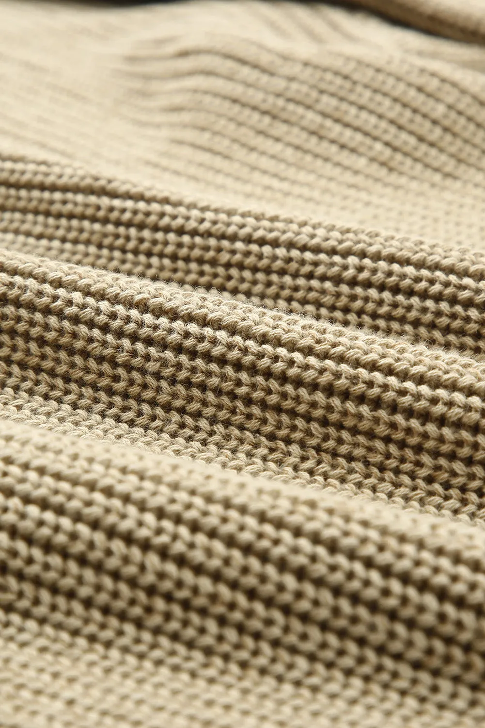 Henley V Neck Hooded Sweater